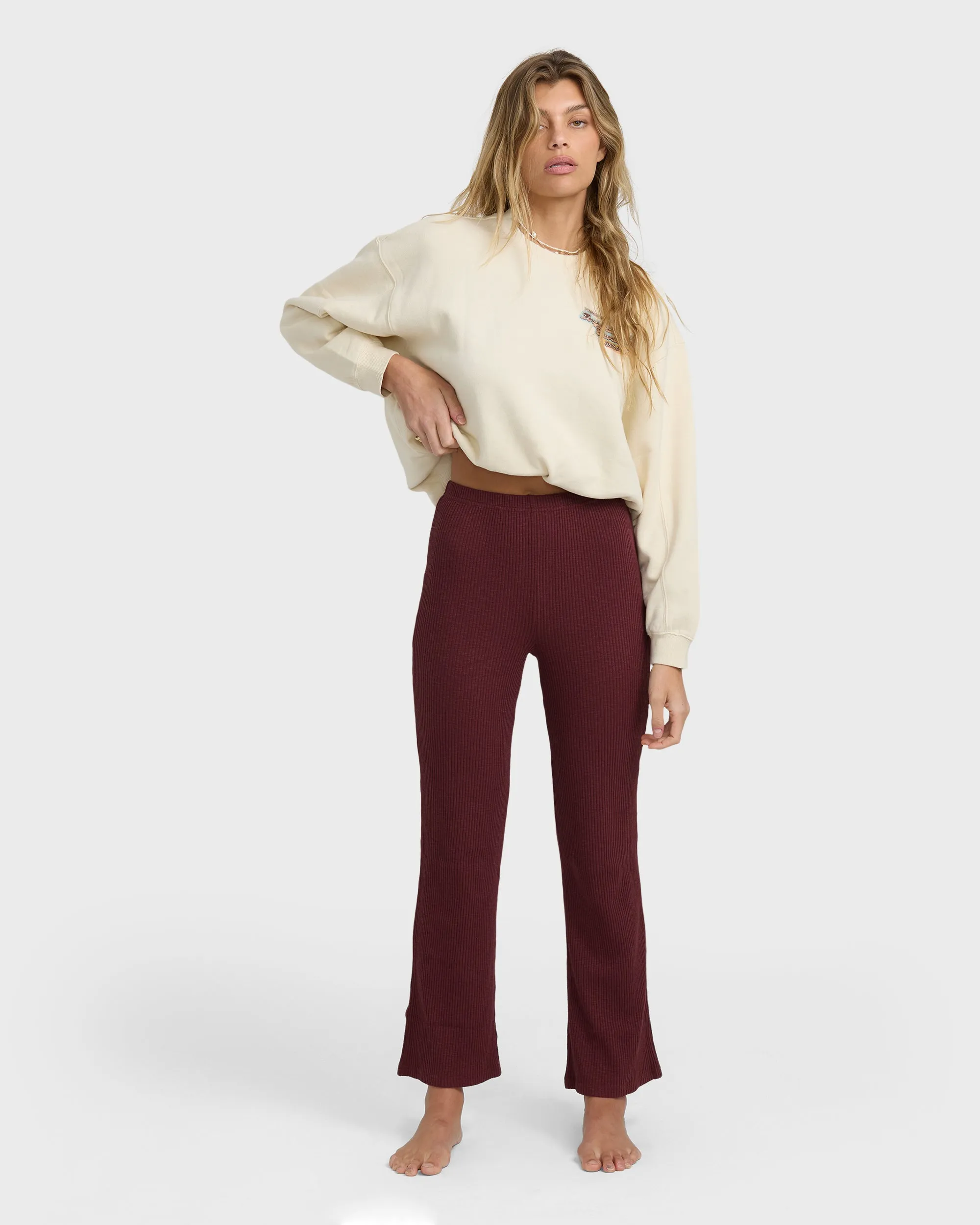 Fever Twist Knitpants - Pinot sold by Billabong