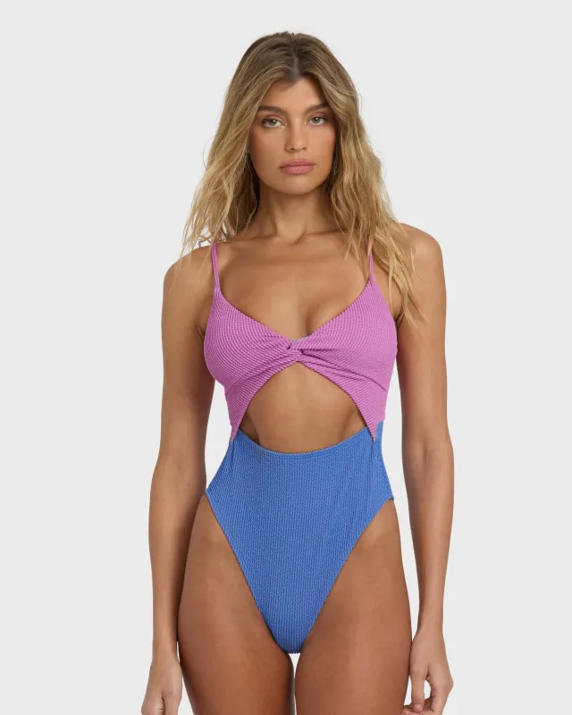 Summer Hi Color Block Mikahi One-piece Swimsuit - Multi made by Billabong