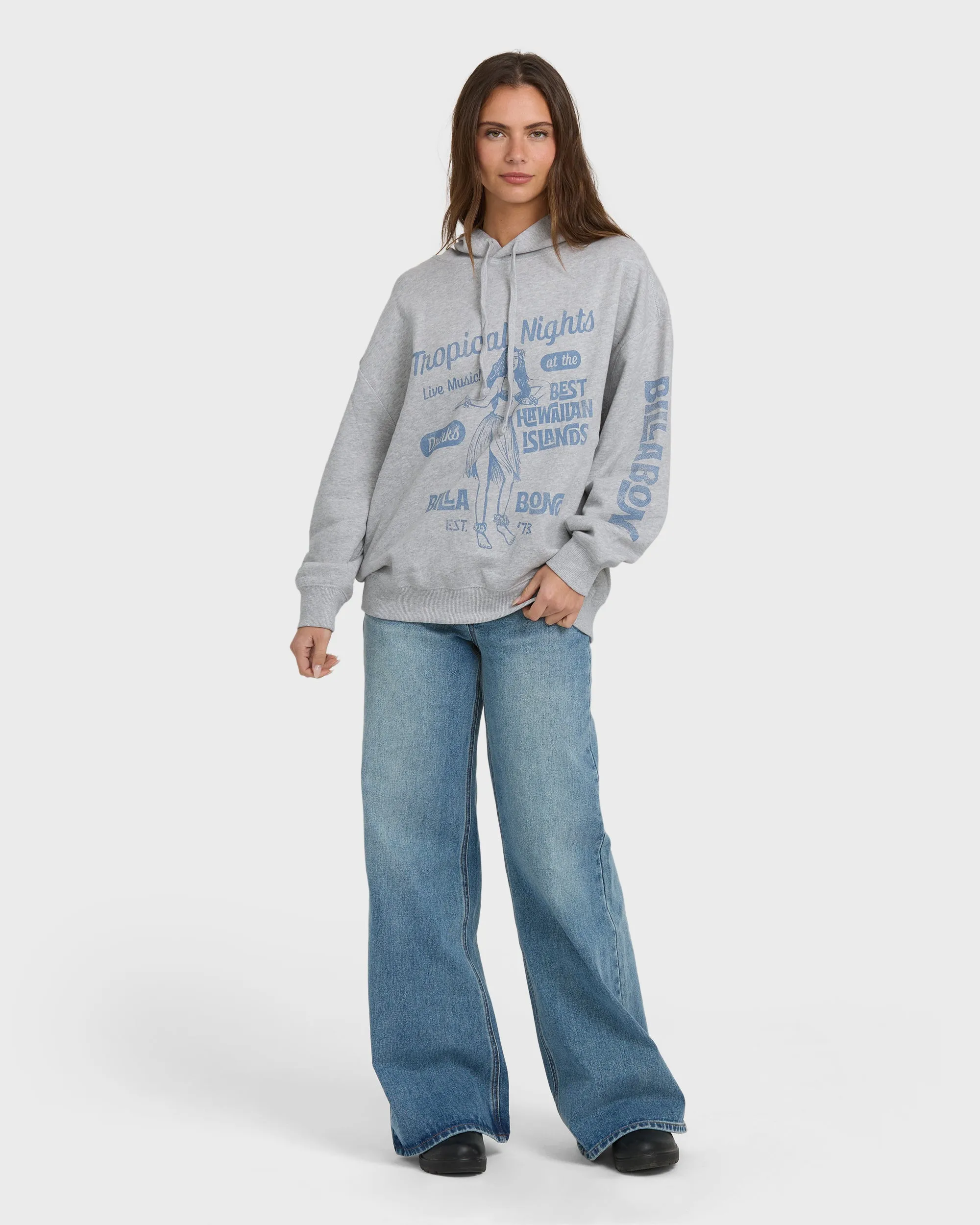 Vivid Hoodie - Heather Grey sold by Billabong product image thumbnail 4