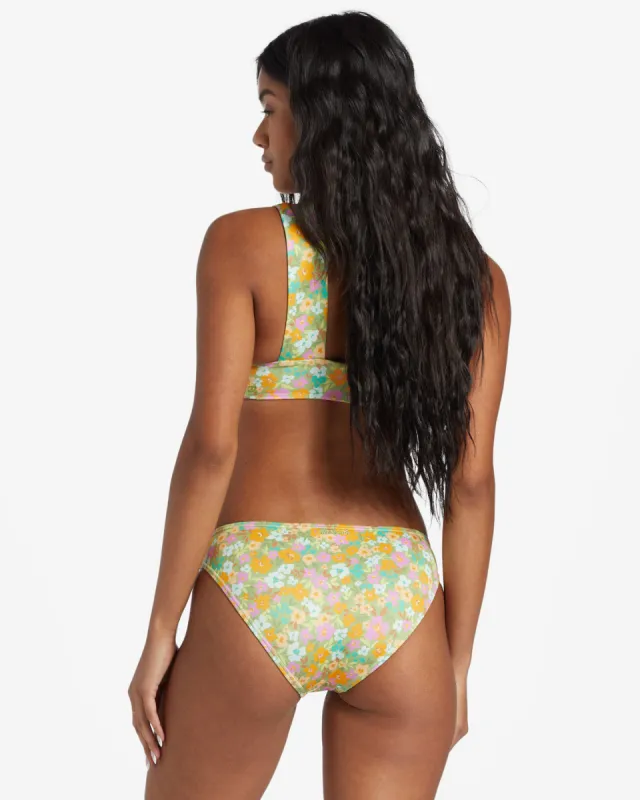 On The Bright Side Lowrider Bikini Bottoms - Palm Green sold by Billabong