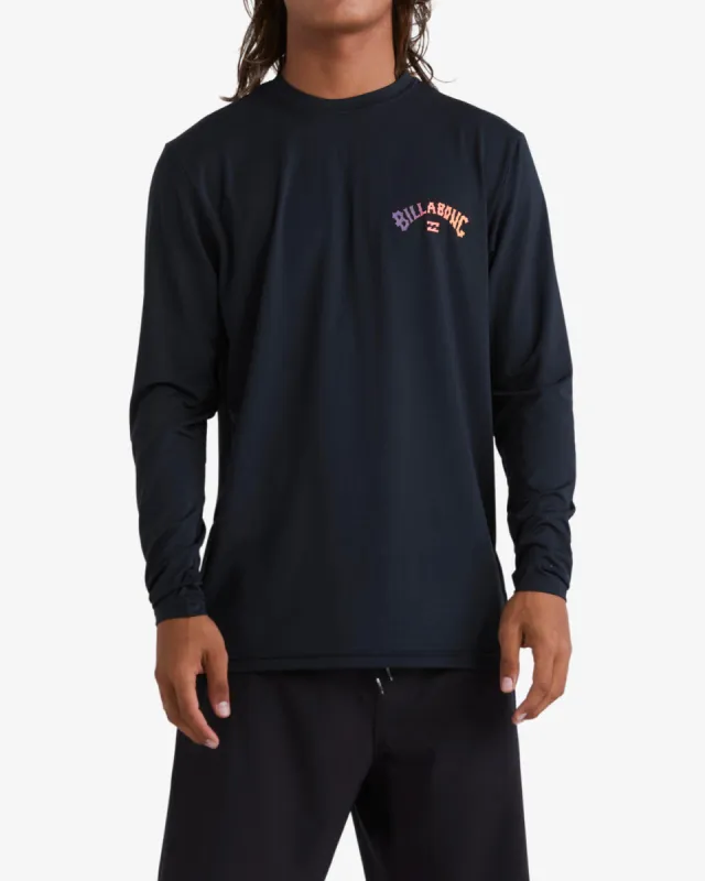 Arch Fill Loose Fit Long Sleeve Surf Tee - Black sold by Billabong