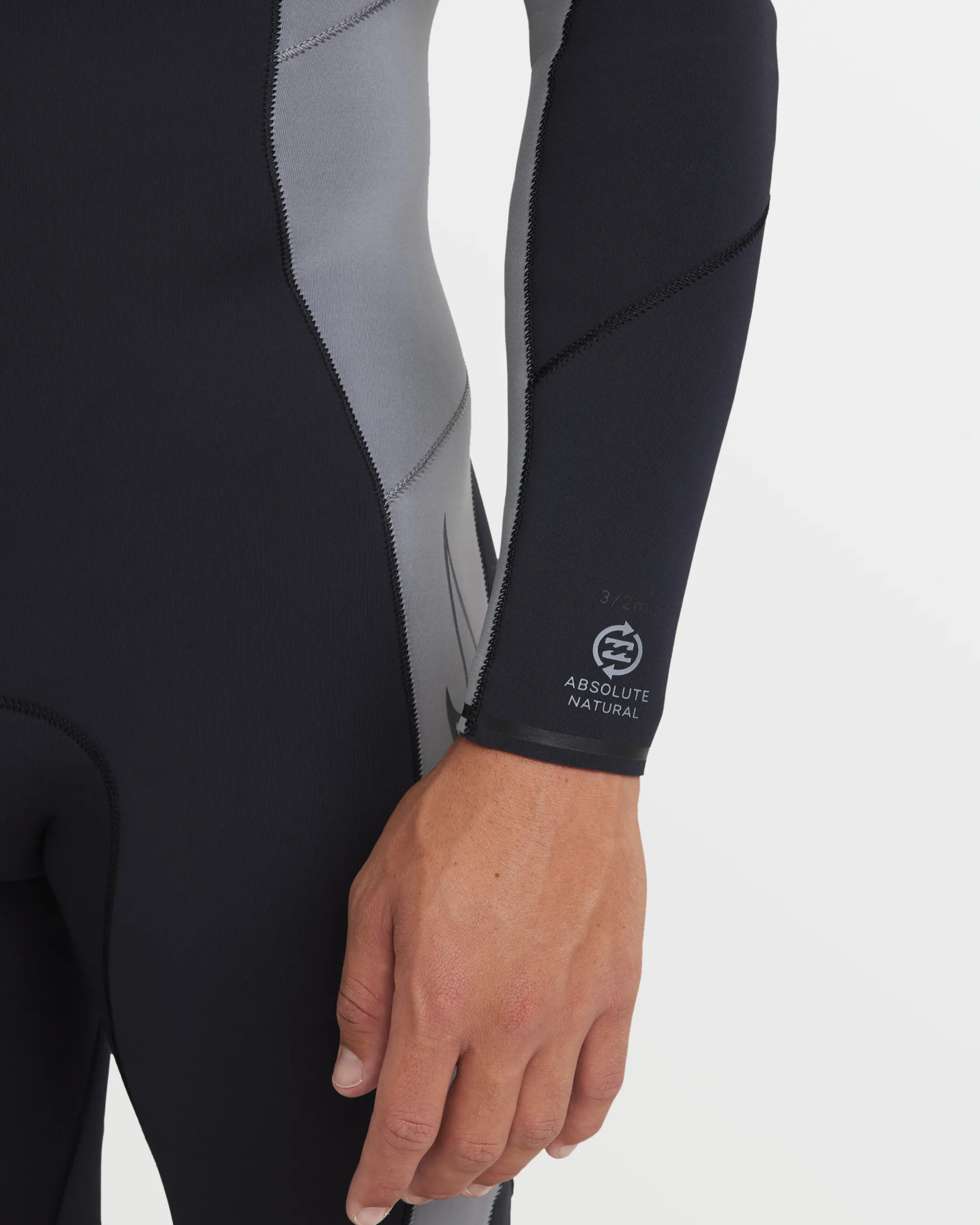 3/2mm Absolute Natural Back Zip Fullsuit - Alloy sold by Billabong product image thumbnail 4