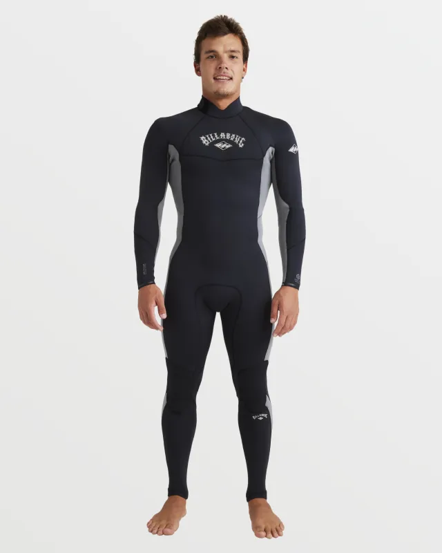 3/2mm Absolute Natural Back Zip Fullsuit - Alloy sold by Billabong