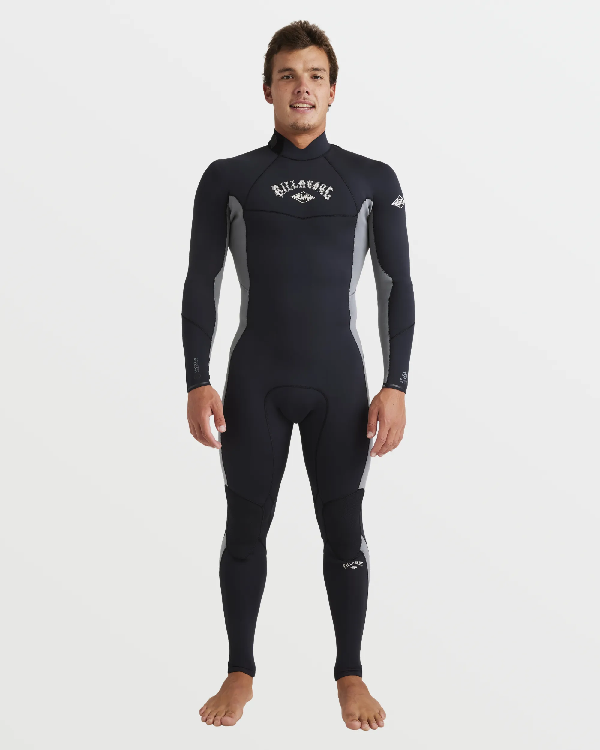 3/2mm Absolute Natural Back Zip Fullsuit - Alloy sold by Billabong