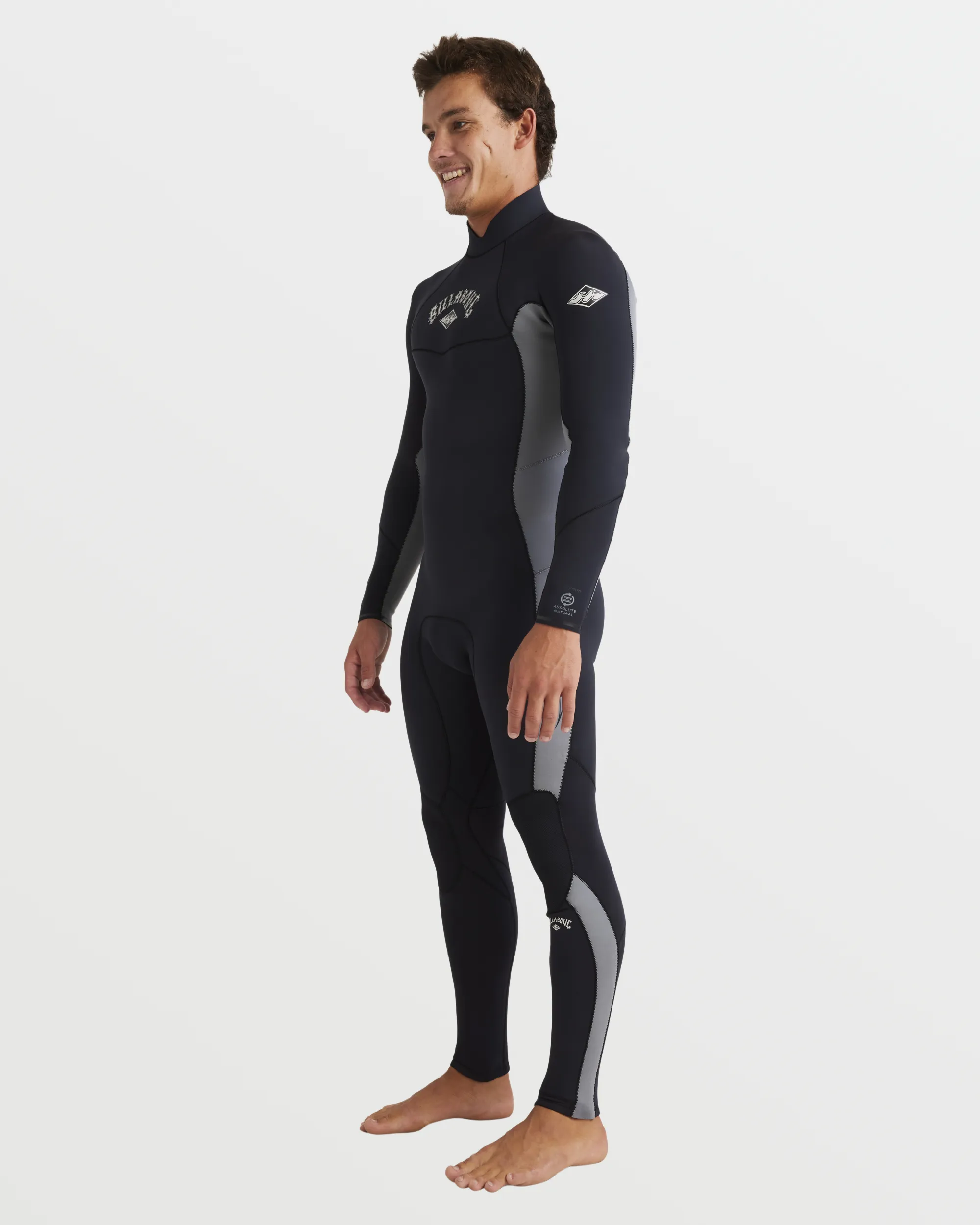 3/2mm Absolute Natural Back Zip Fullsuit - Alloy sold by Billabong product image thumbnail 3