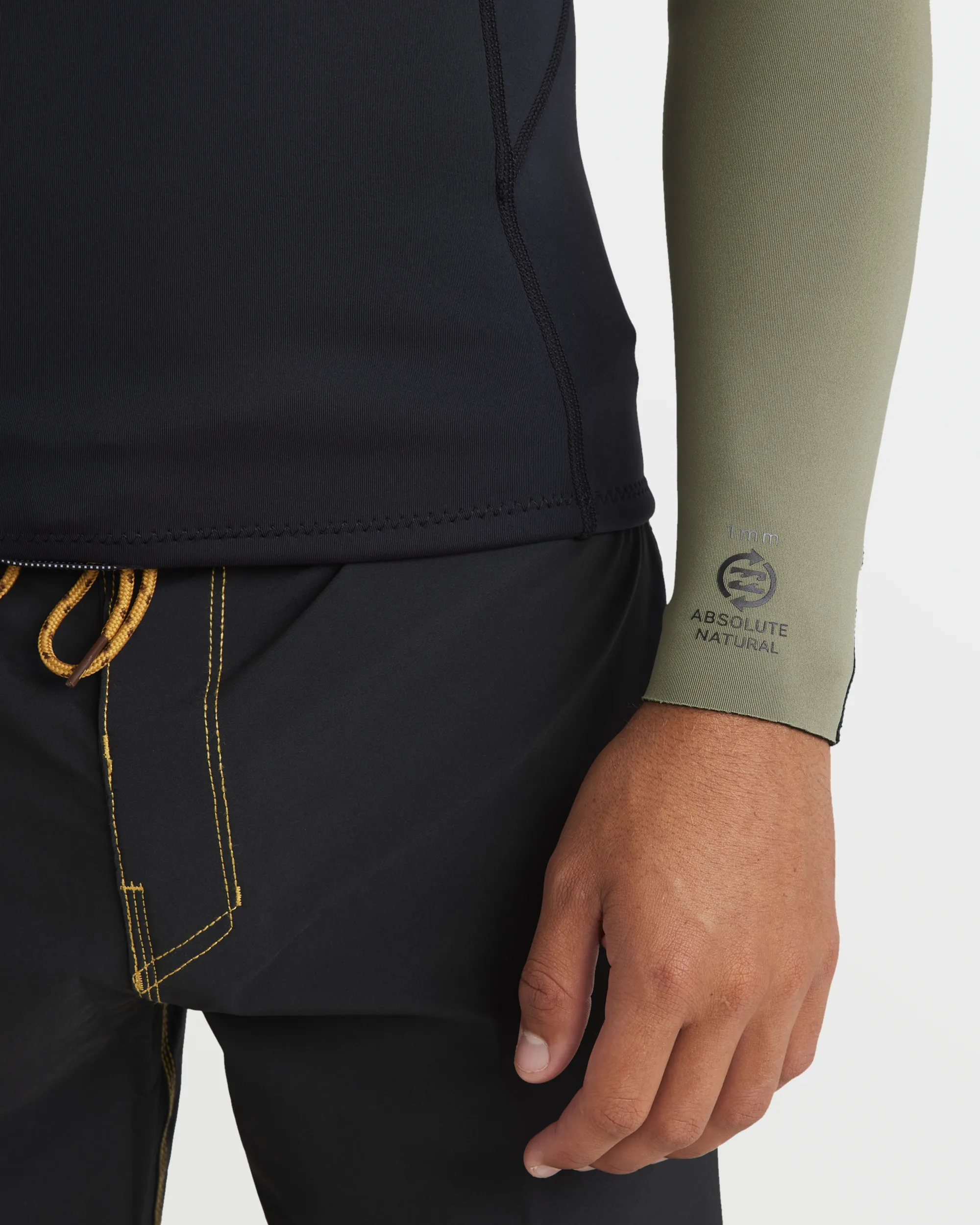 1mm Absolute Natural Long Sleeve Jacket - Military sold by Billabong product image thumbnail 3