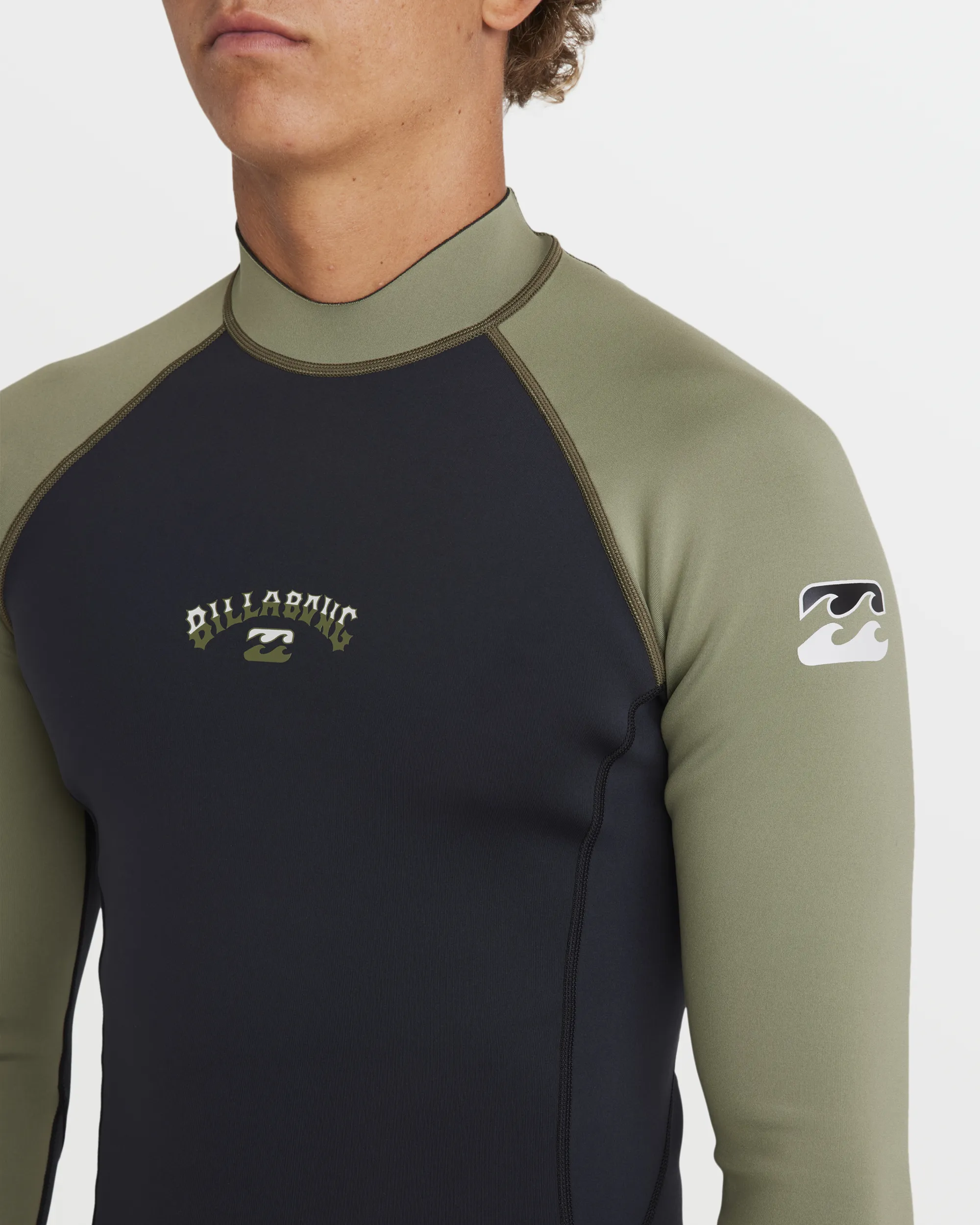 1mm Absolute Natural Long Sleeve Jacket - Military sold by Billabong product image thumbnail 2