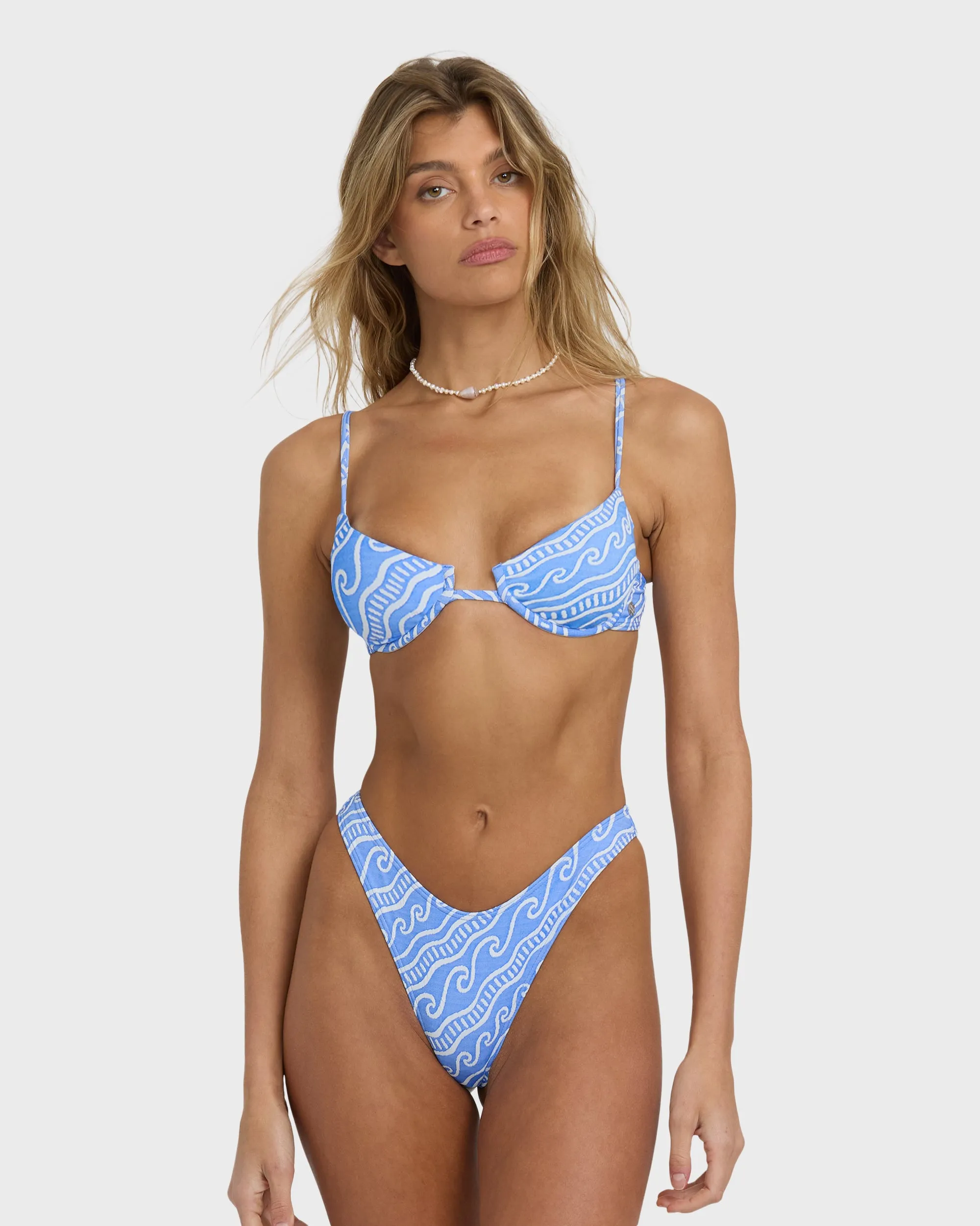More Than Waves Skimpy Hike Bikini Bottom - Tidal Blue sold by Billabong product image thumbnail 4