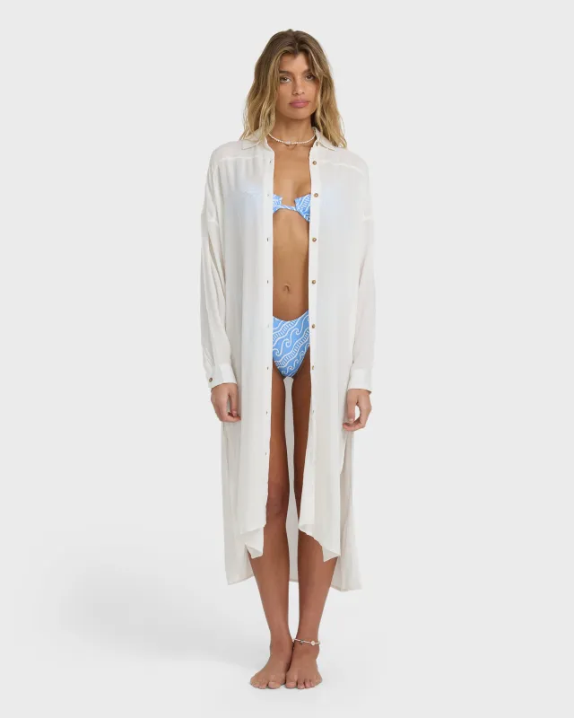 Throw & Go Midi - Salt Crystal sold by Billabong