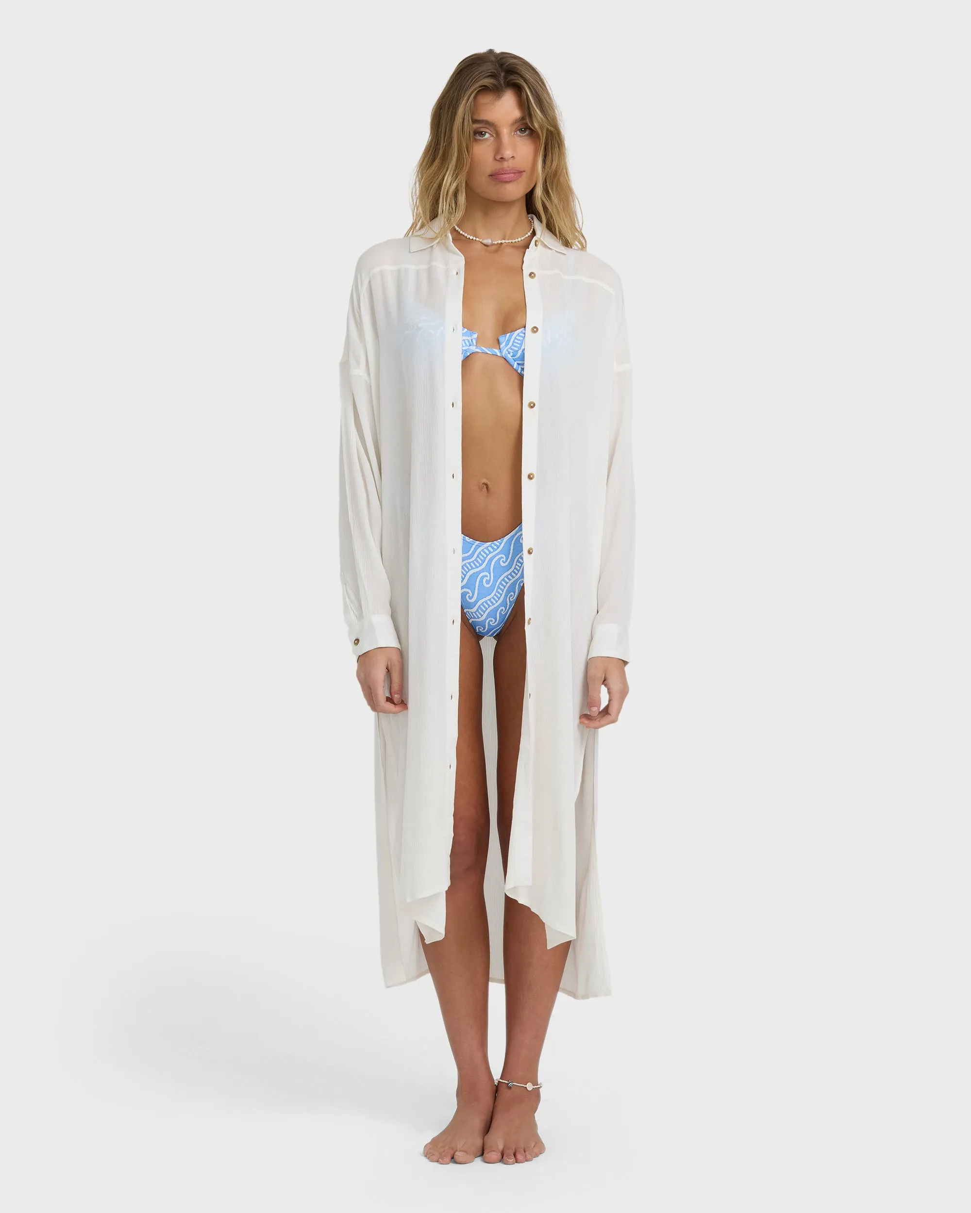 Throw & Go Midi - Salt Crystal sold by Billabong