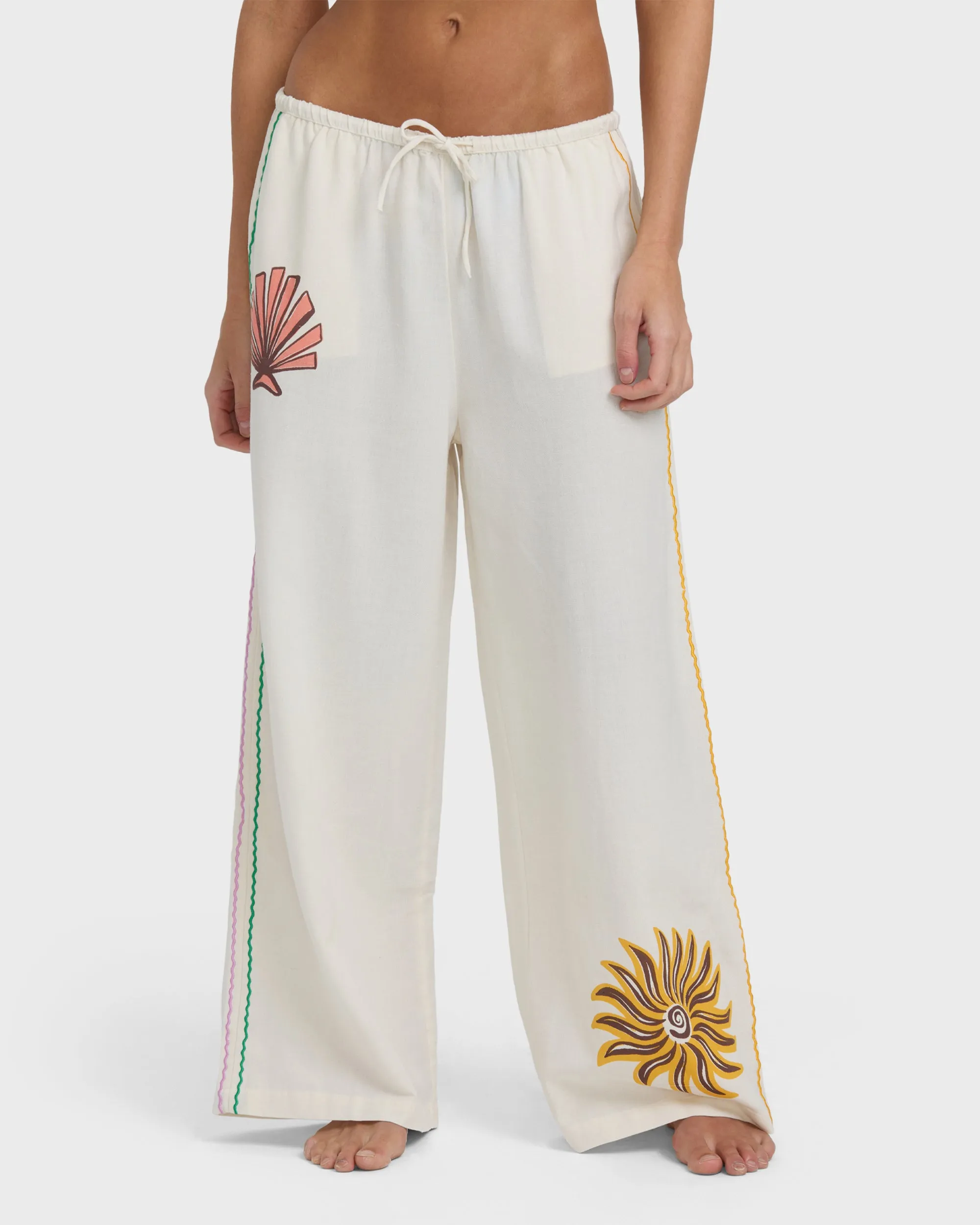 Wave Haze Elastic Waist Pants - Salt Crystal sold by Billabong product image thumbnail 2