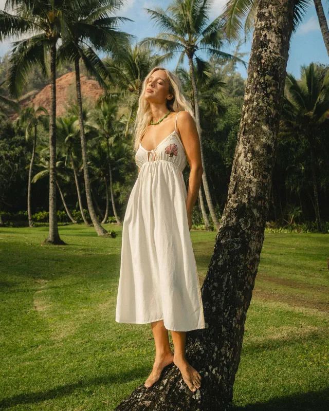 Wave Haze Midi Dress - Salt Crystal made by Billabong