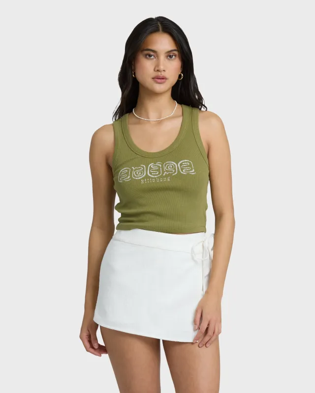 Your Crush Skort - Salt Crystal sold by Billabong