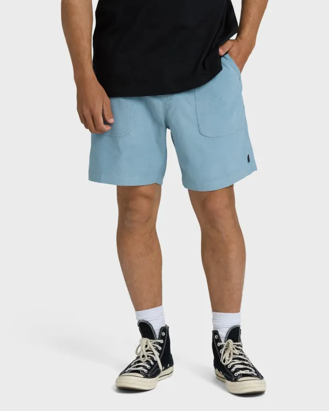 De La Cruz Submersible Hybrid Shorts - Blue Fog made by Billabong