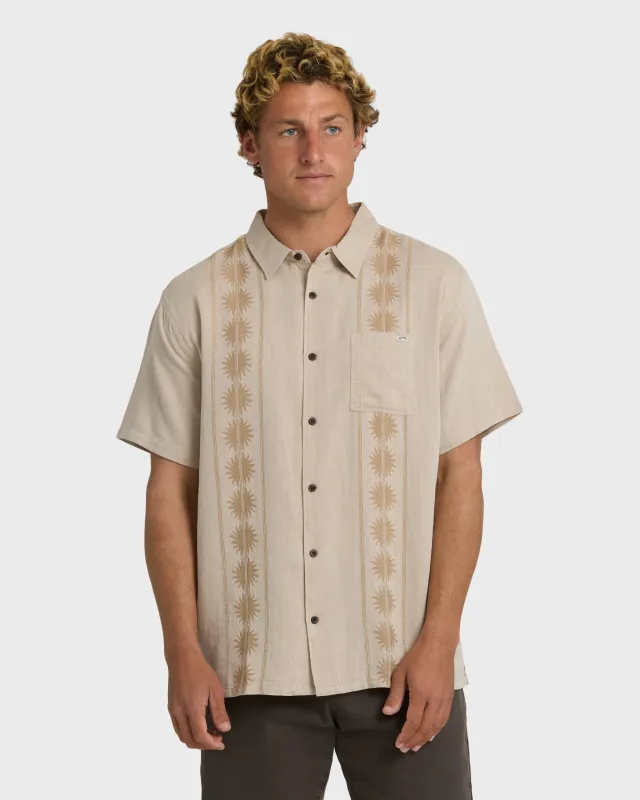 Cordoba Short Sleeve Shirt - Desert Khaki made by Billabong