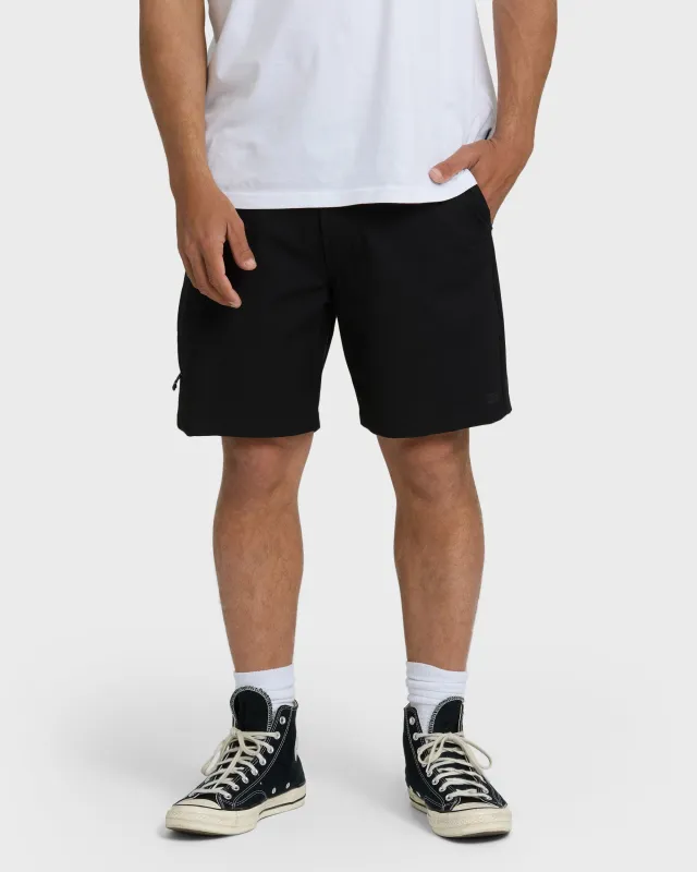 Surftrek Touring Shorts - Black sold by Billabong