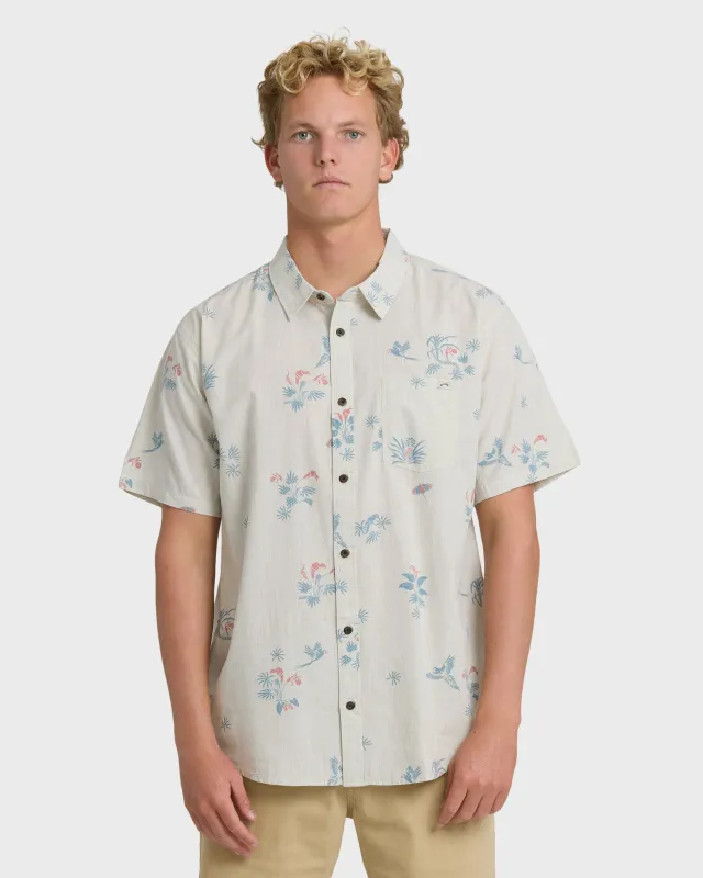 Sundays Mini Short Sleeve Shirt - Stone sold by Billabong