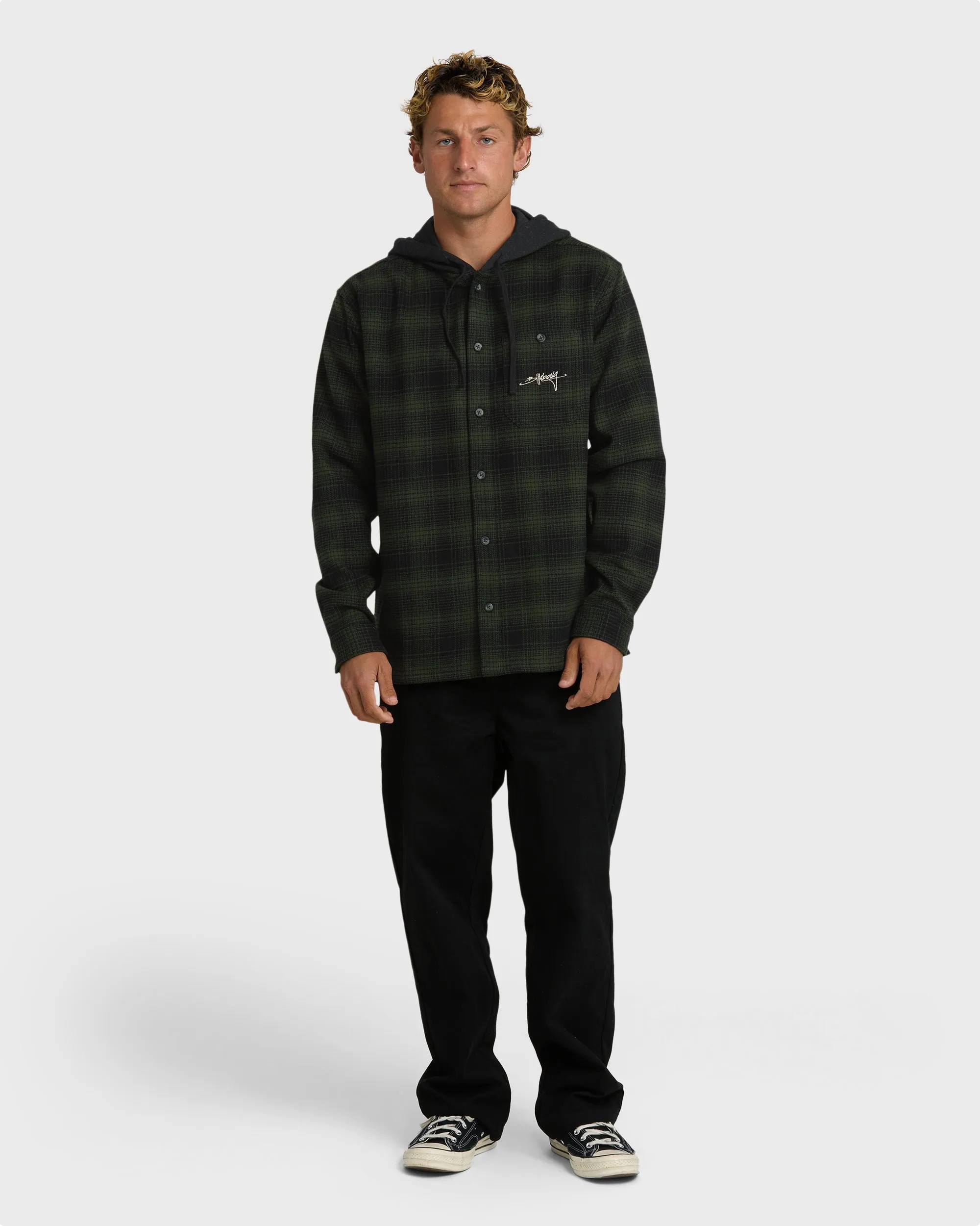 Baja Sur Flannel Shirt - Black sold by Billabong product image thumbnail 4
