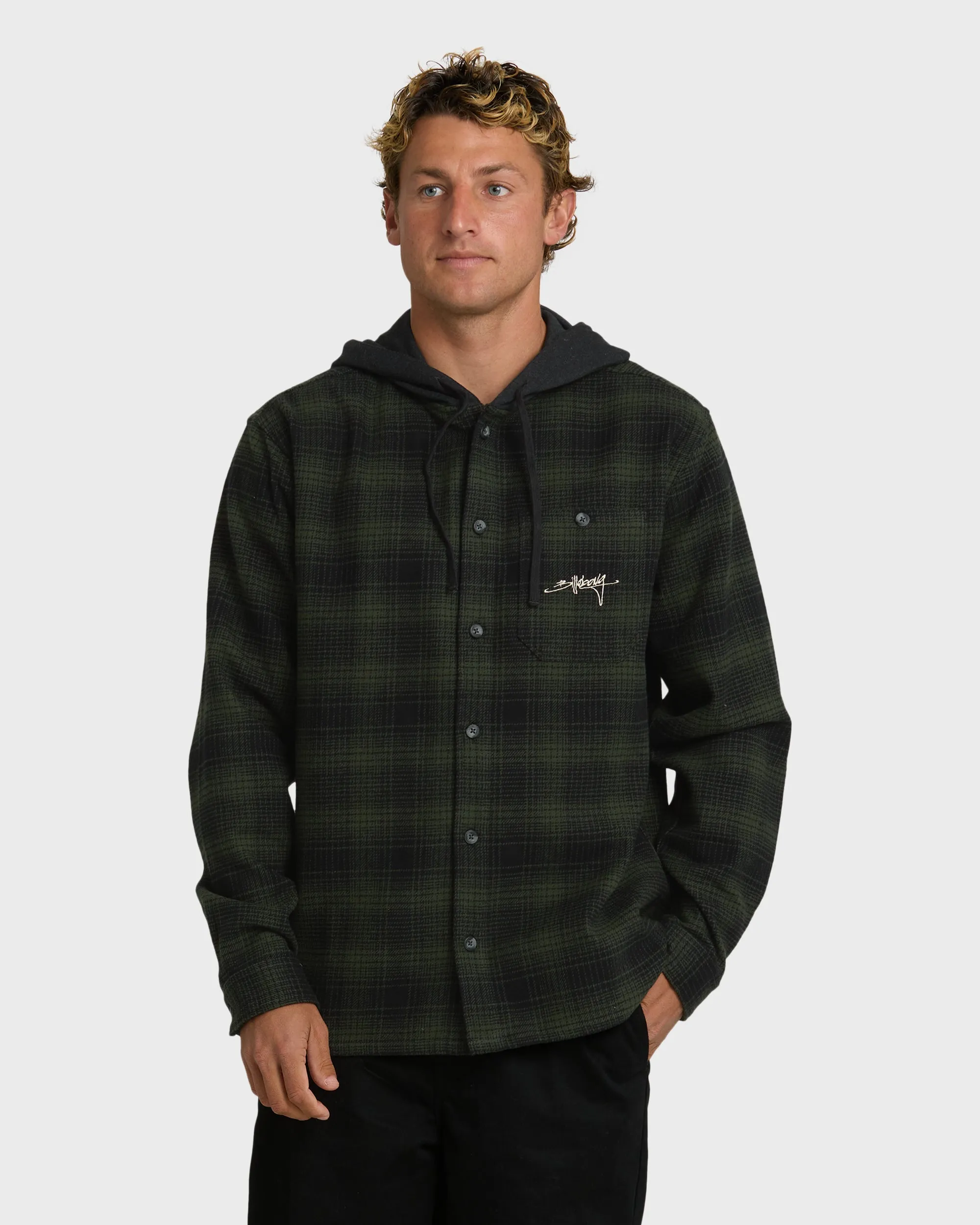 Baja Sur Flannel Shirt - Black sold by Billabong
