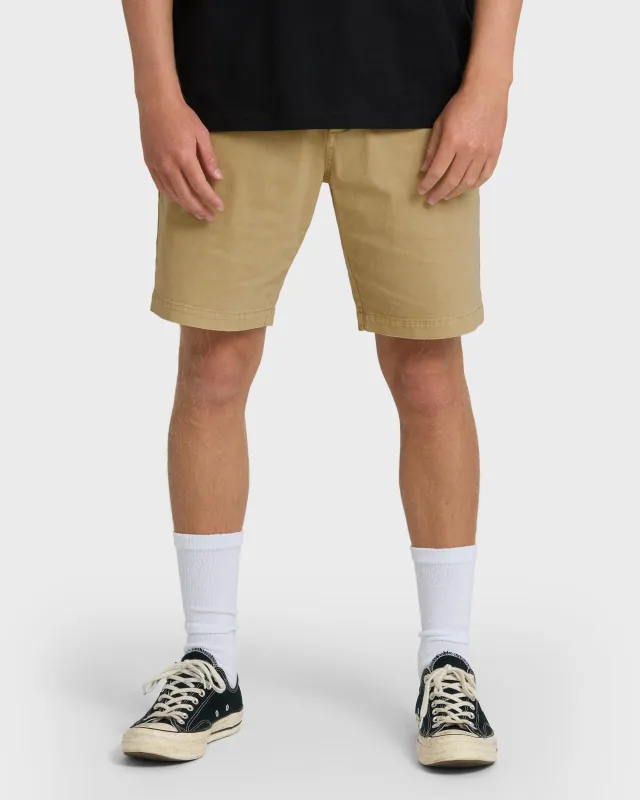 73 Wave Washed Chino Shorts - Desert Khaki made by Billabong