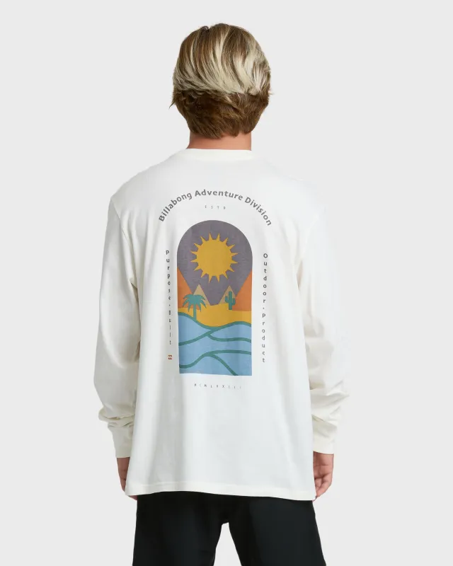 New View Adiv Premium Long Sleeve T-Shirt - Off White sold by Billabong
