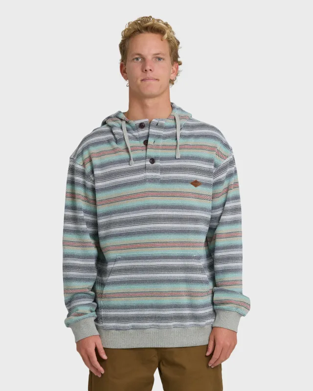 Rancho Pullover YD Pullover Hoodie - Heather Gray sold by Billabong