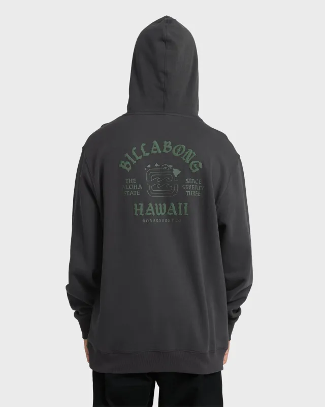 Island Chain Hawaii Pullover Hoodie - Black sold by Billabong