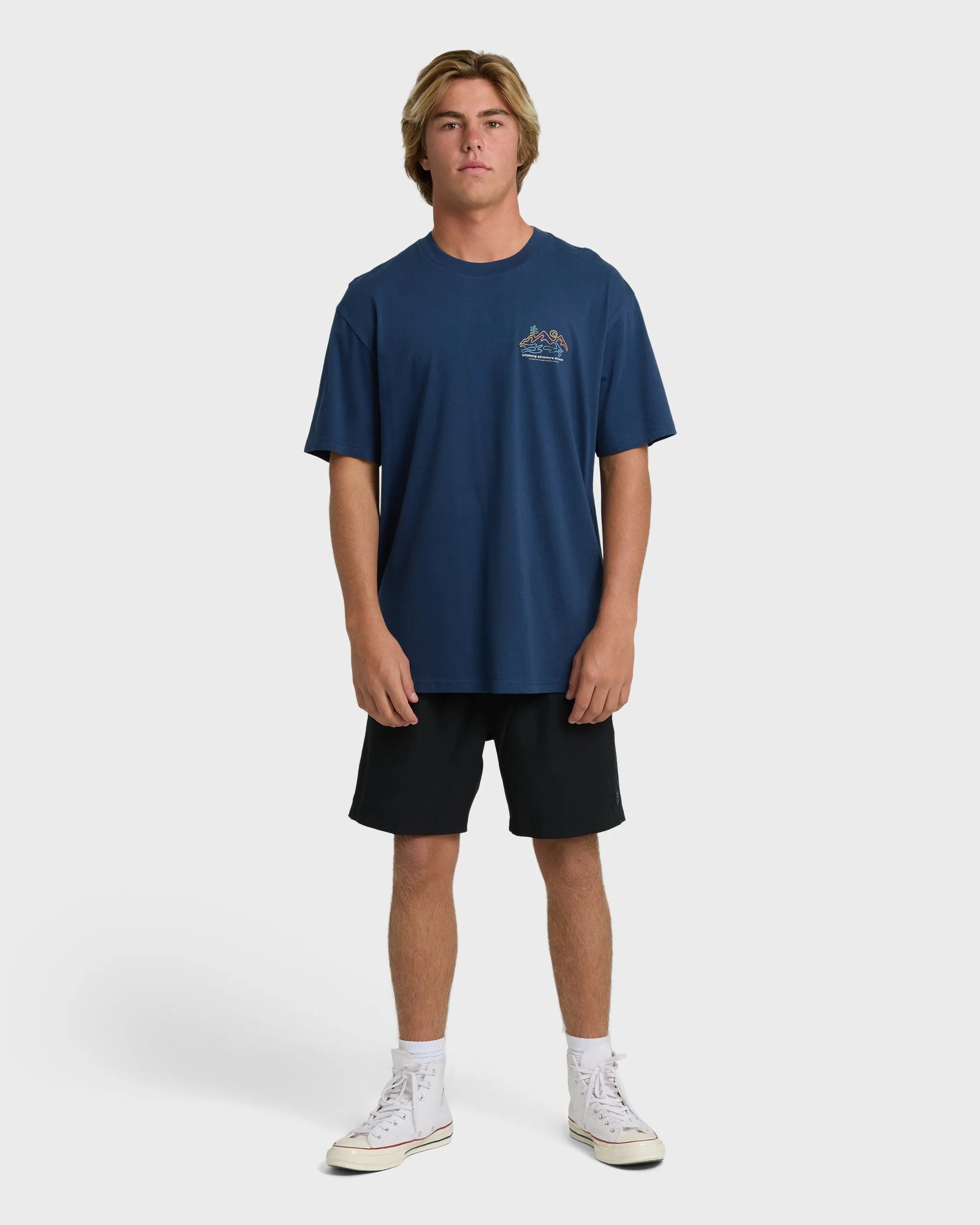 Range Adiv Premium Short Sleeve T-Shirt - Dark Blue sold by Billabong product image thumbnail 4