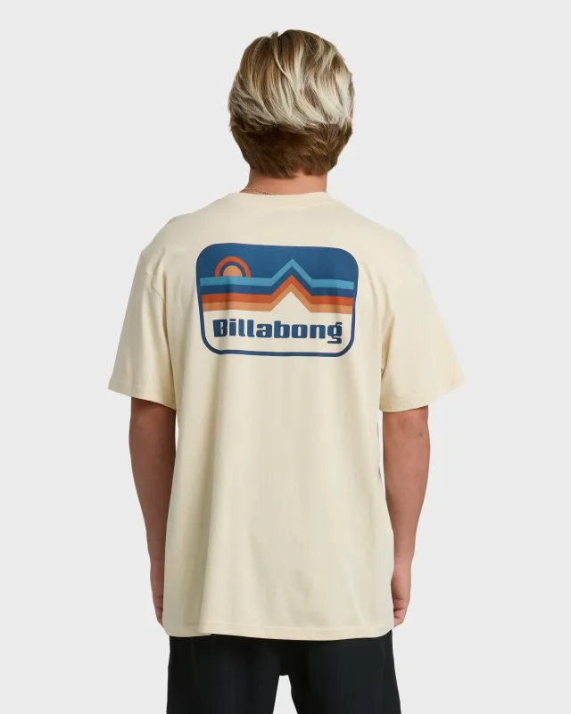 Range Adiv Premium Short Sleeve T-Shirt - Oatmeal sold by Billabong