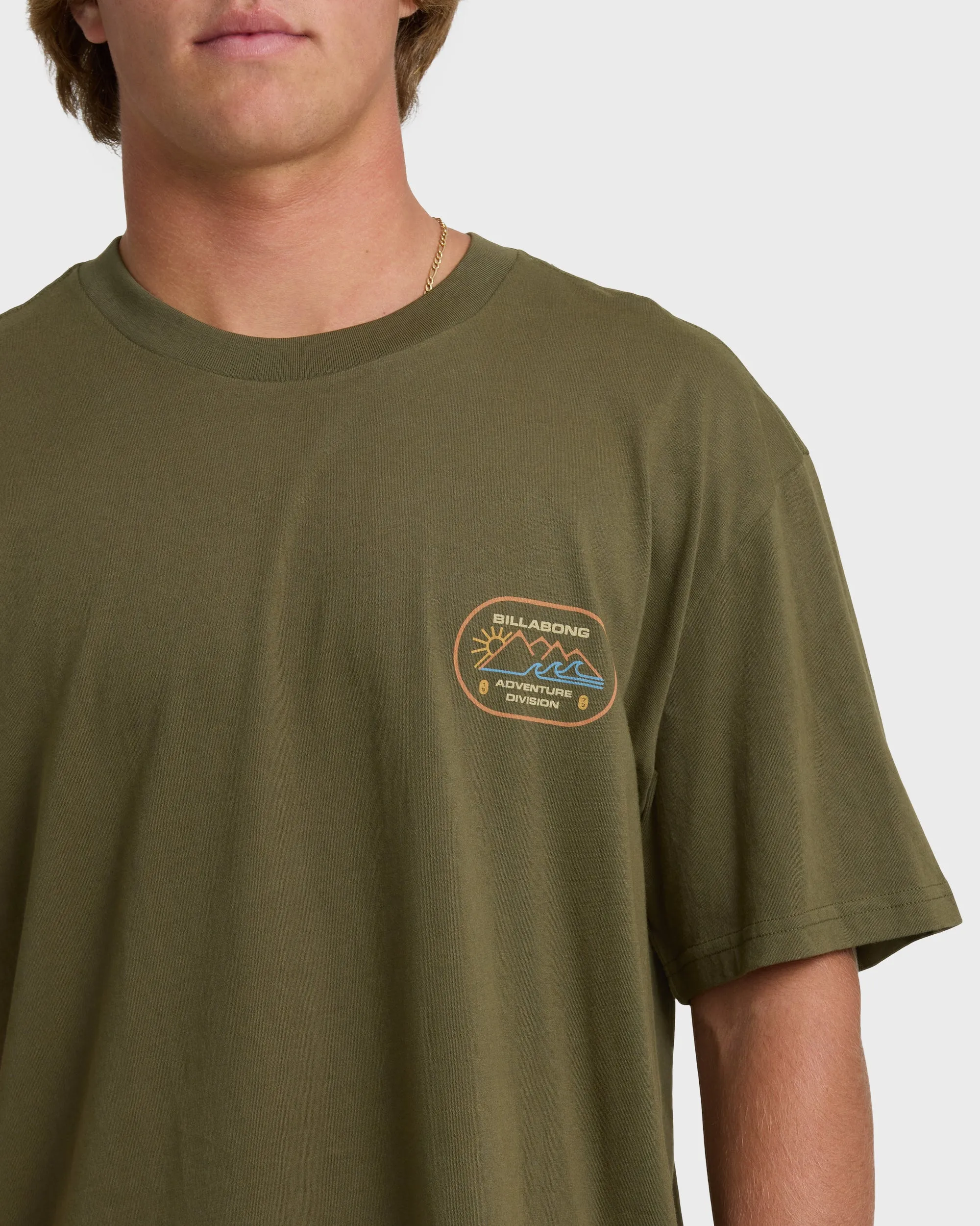 Andes Adiv Premium Short Sleeve T-Shirt - Winter Moss sold by Billabong product image thumbnail 5