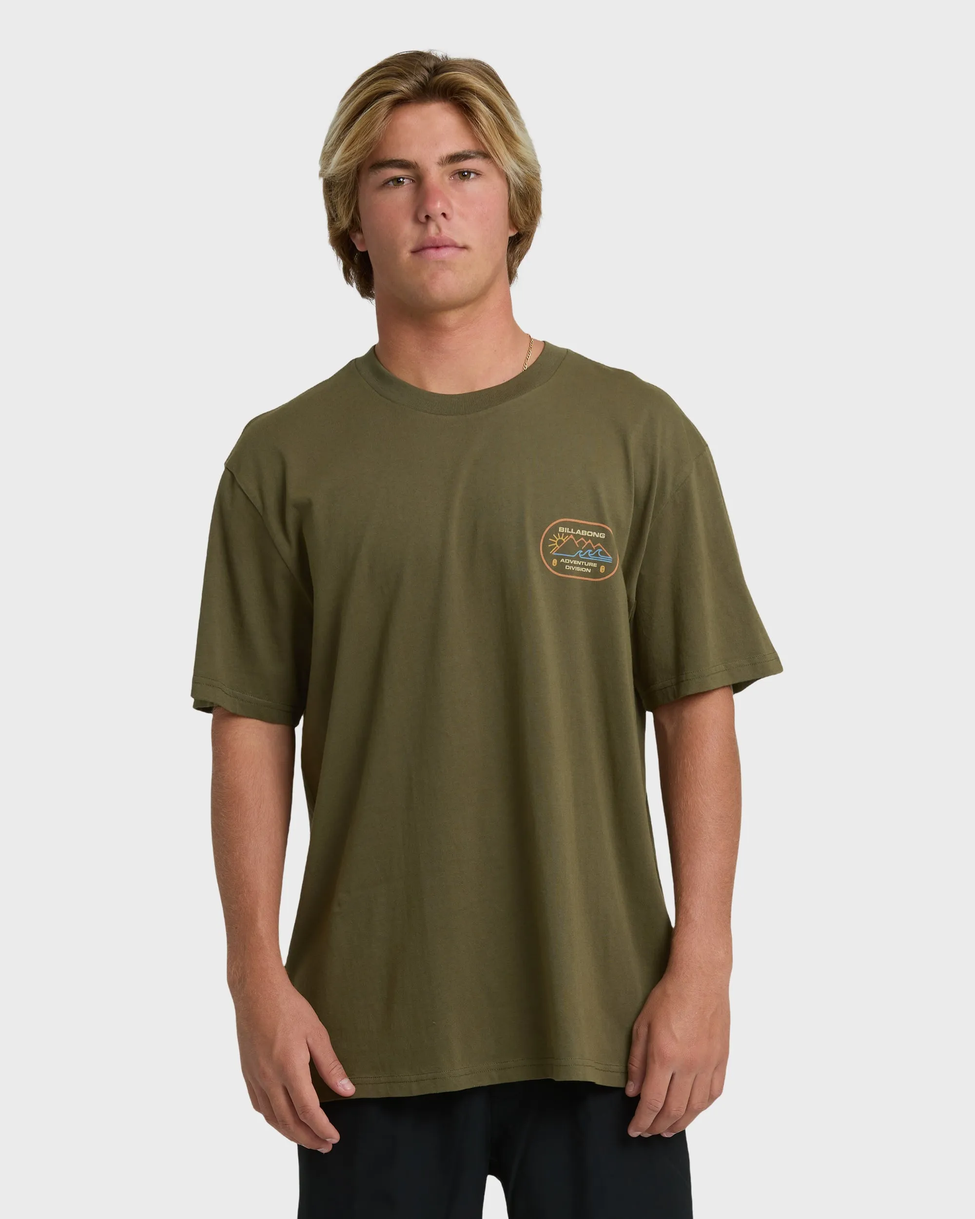 Andes Adiv Premium Short Sleeve T-Shirt - Winter Moss sold by Billabong