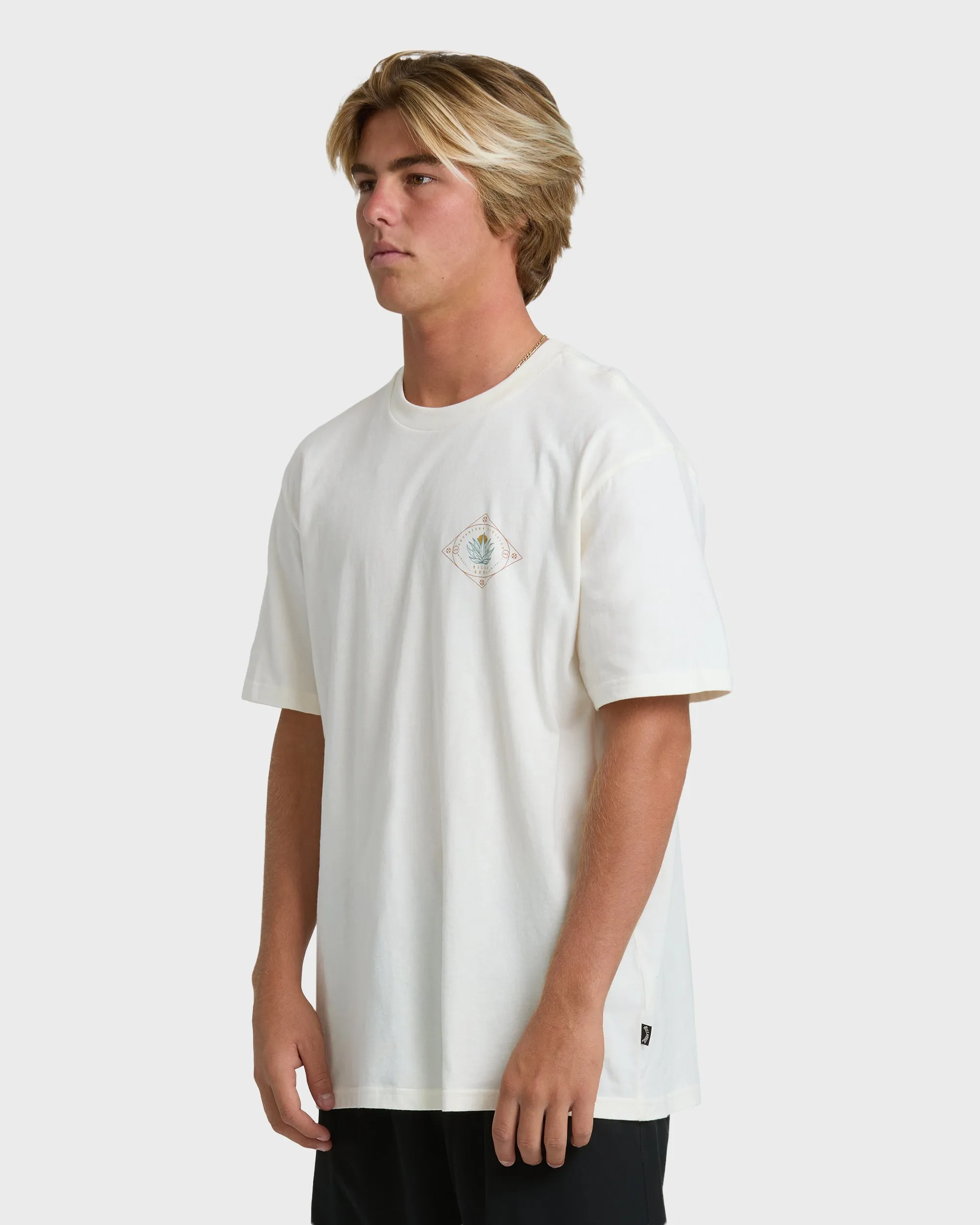 Agave Adiv Premium Short Sleeve T-Shirt - Off White sold by Billabong product image thumbnail 3