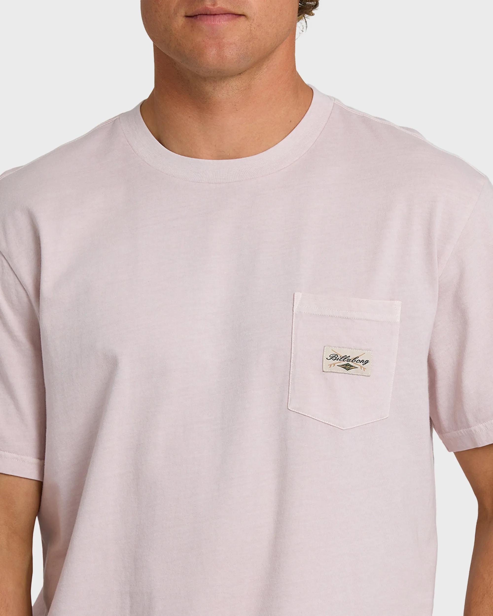 Essential Pocket Wave Washed Premium Short Sleeve T-Shirt - Dusty Purple sold by Billabong product image thumbnail 5
