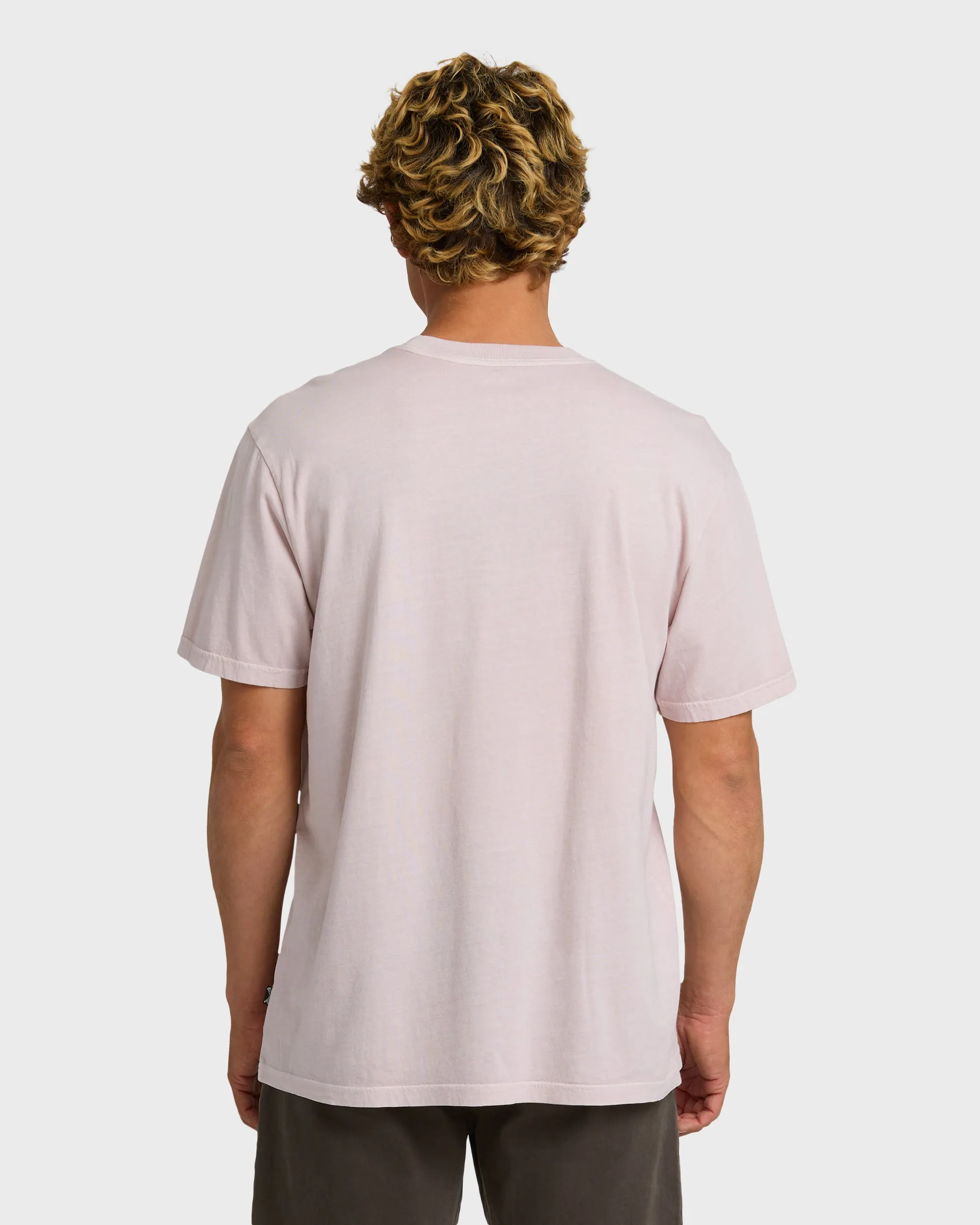 Essential Pocket Wave Washed Premium Short Sleeve T-Shirt - Dusty Purple sold by Billabong product image thumbnail 2