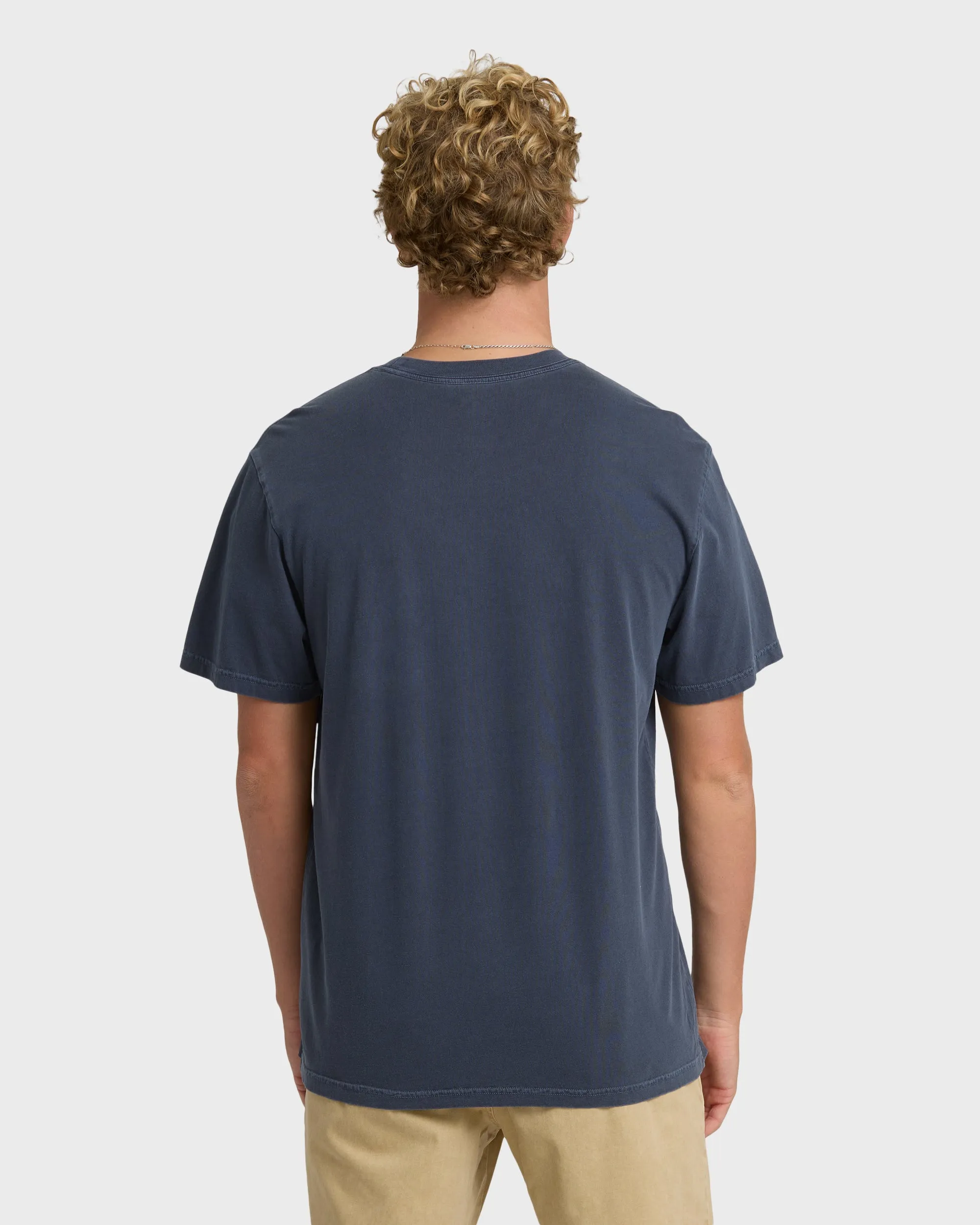 Essential Pocket Wave Washed Premium Short Sleeve T-Shirt - Graystone sold by Billabong product image thumbnail 2