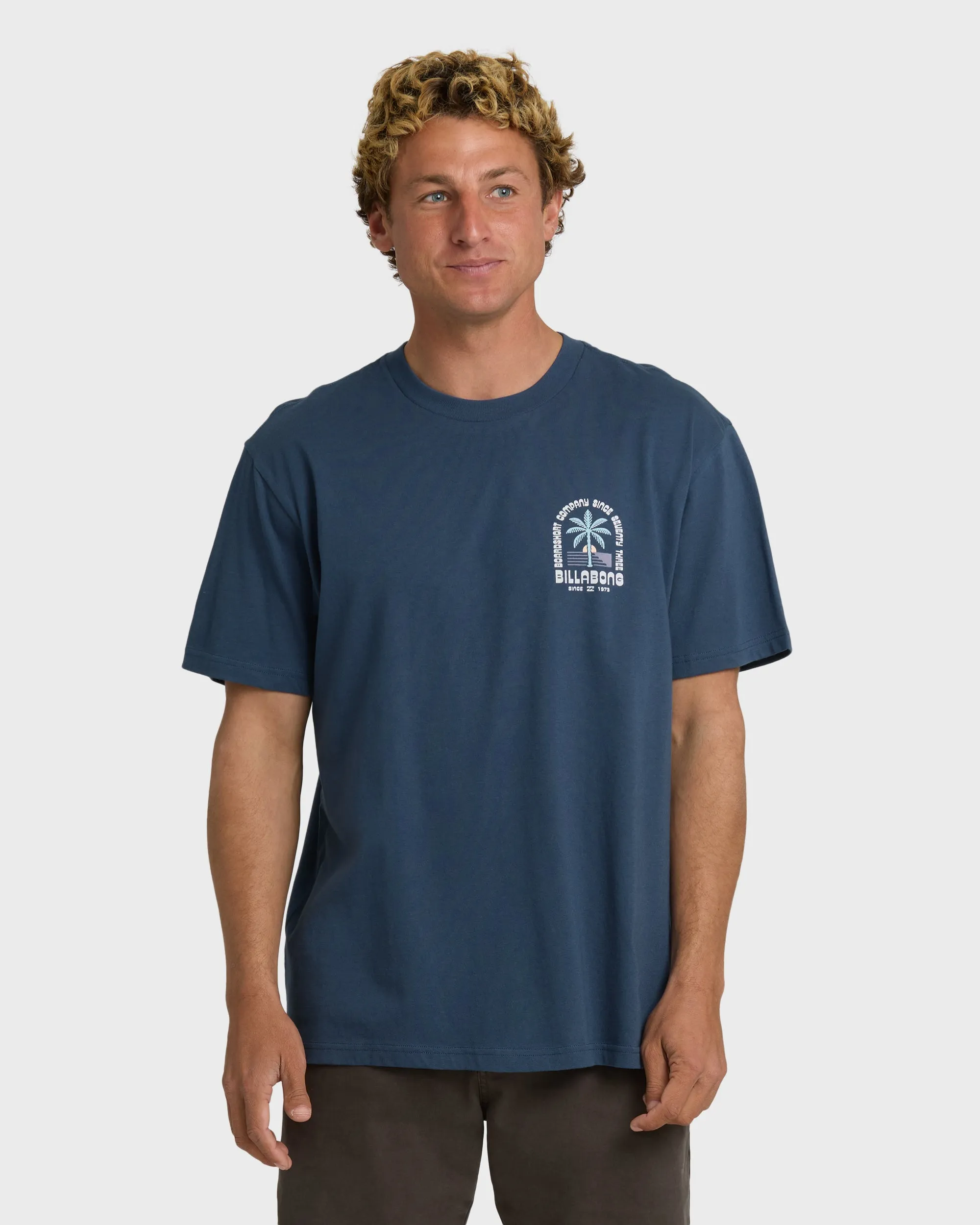 Portal Premium Short Sleeve T-Shirt - Dark Denim sold by Billabong product image thumbnail 2