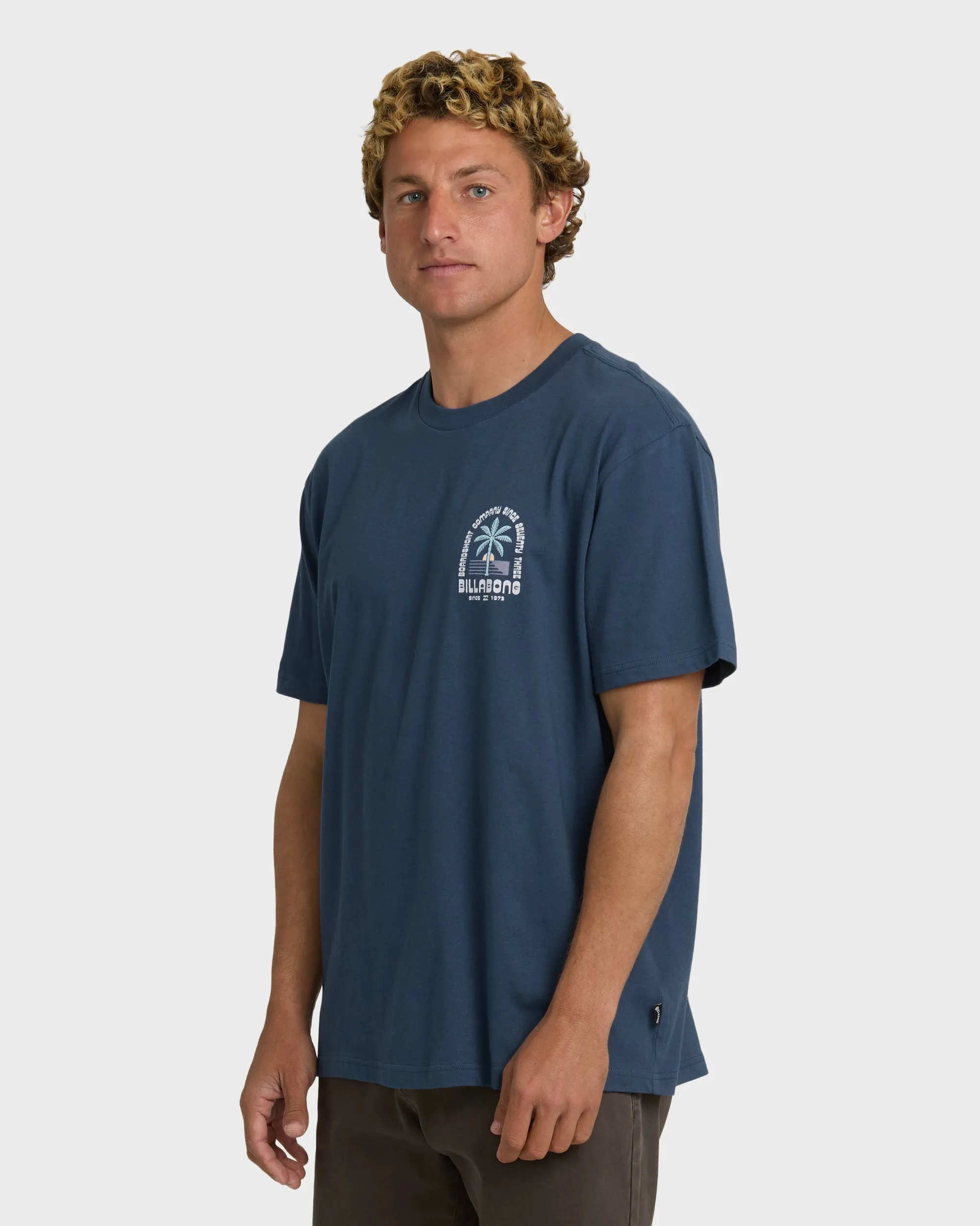 Portal Premium Short Sleeve T-Shirt - Dark Denim sold by Billabong product image thumbnail 3
