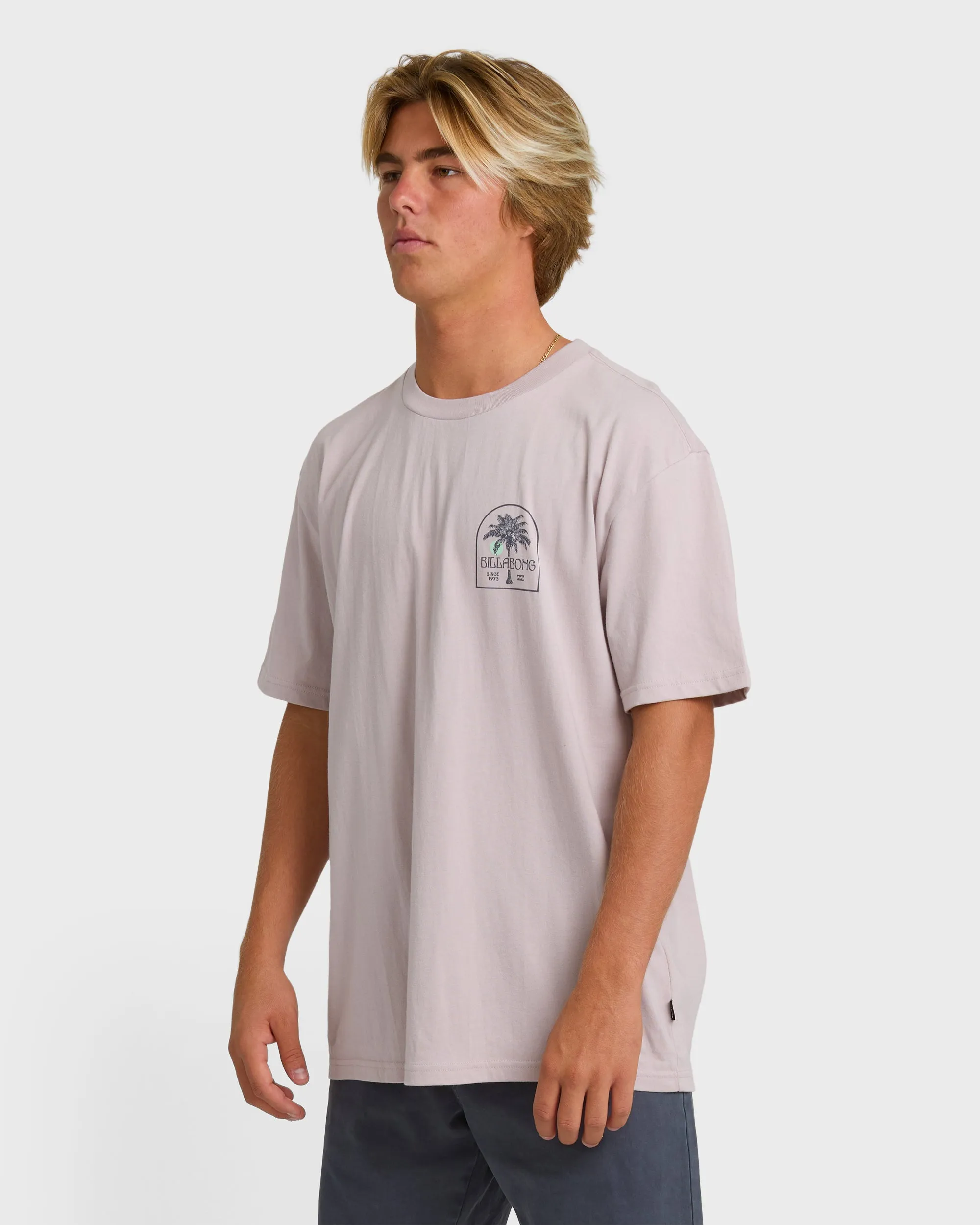 Portal Premium Short Sleeve T-Shirt - Dusty Purple sold by Billabong product image thumbnail 3