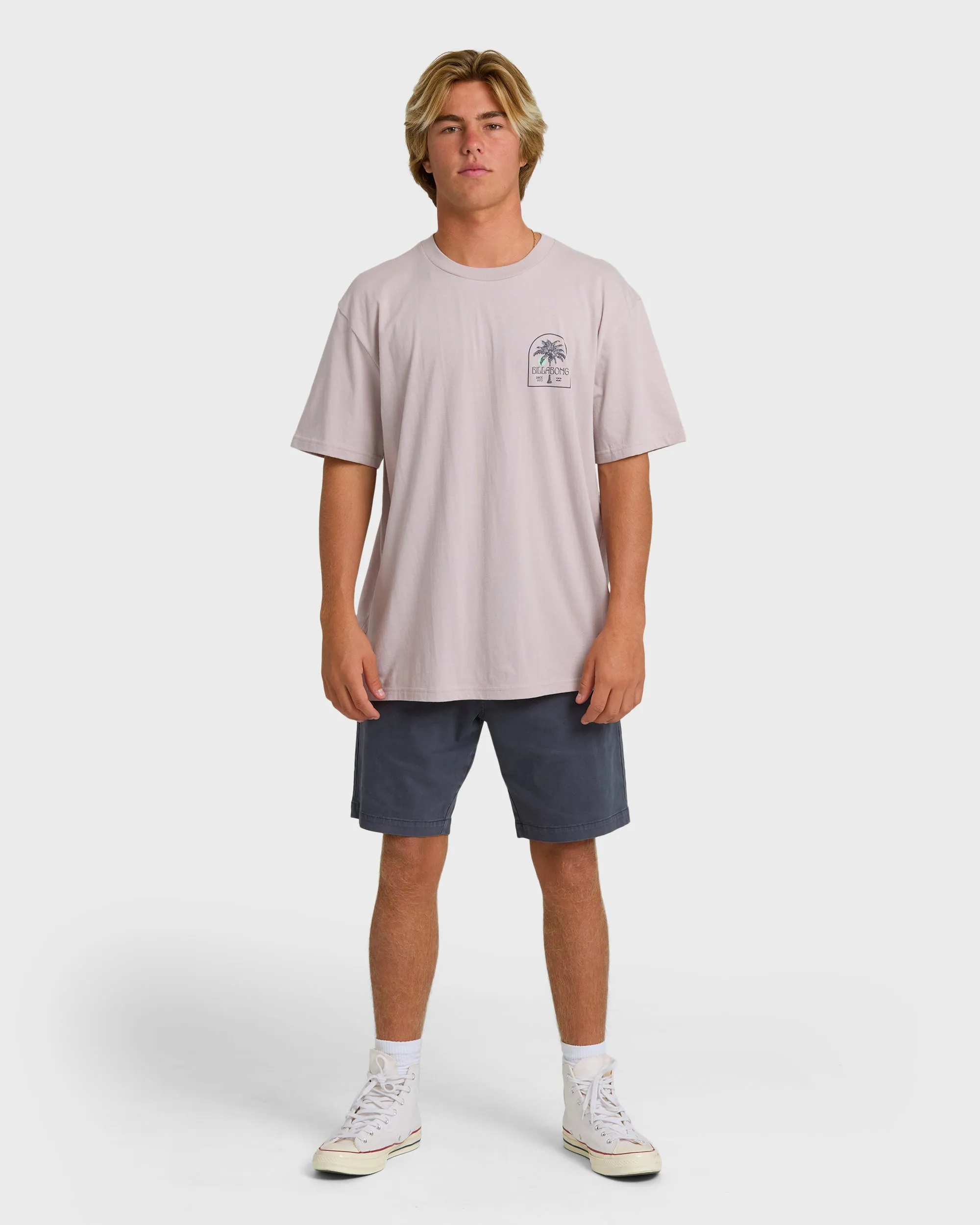 Portal Premium Short Sleeve T-Shirt - Dusty Purple sold by Billabong product image thumbnail 4