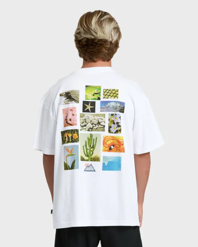 Moments Adiv Og Short Sleeve T-Shirt - White sold by Billabong