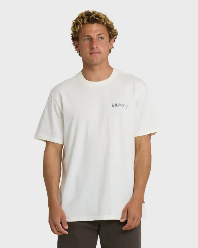 L.a.g.o. Premium Short Sleeve T-Shirt - Off White sold by Billabong