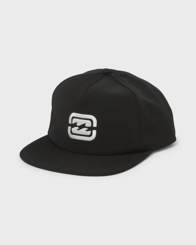 Team Snapback Hat - Black sold by Billabong