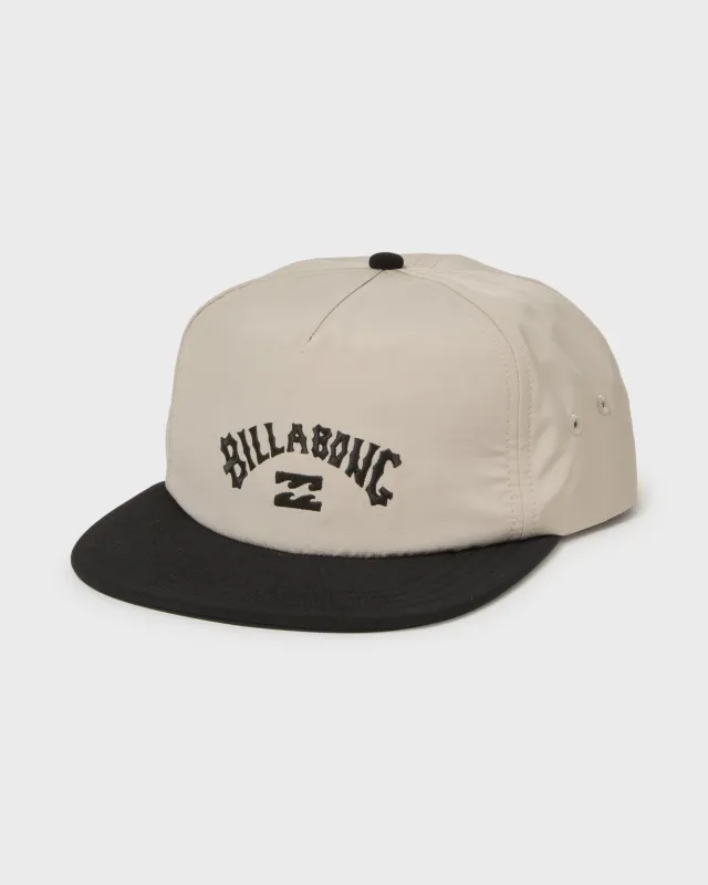 Team Snapback Hat - White Vintage sold by Billabong