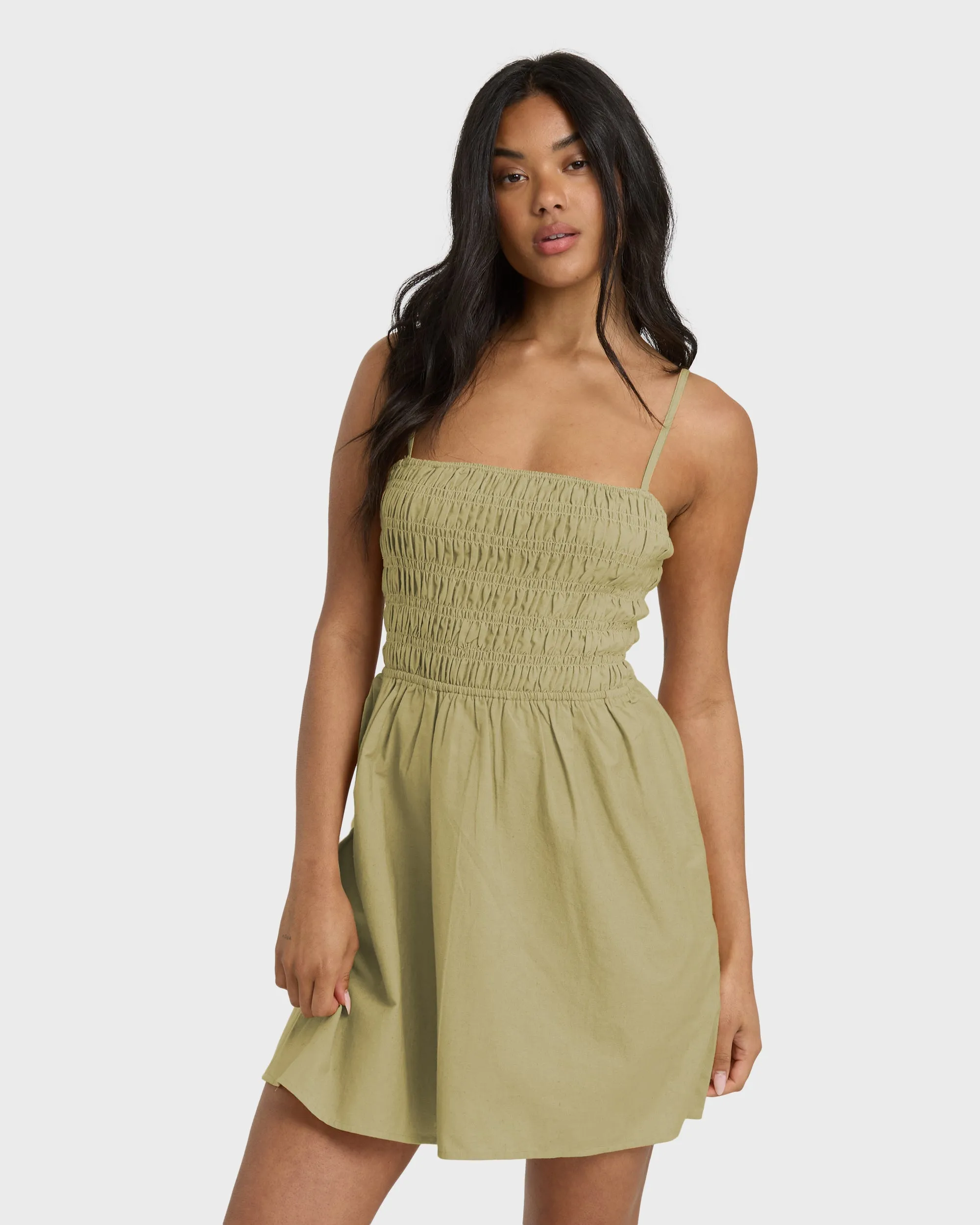 Suns Out Mini Dress - Cactus sold by Billabong