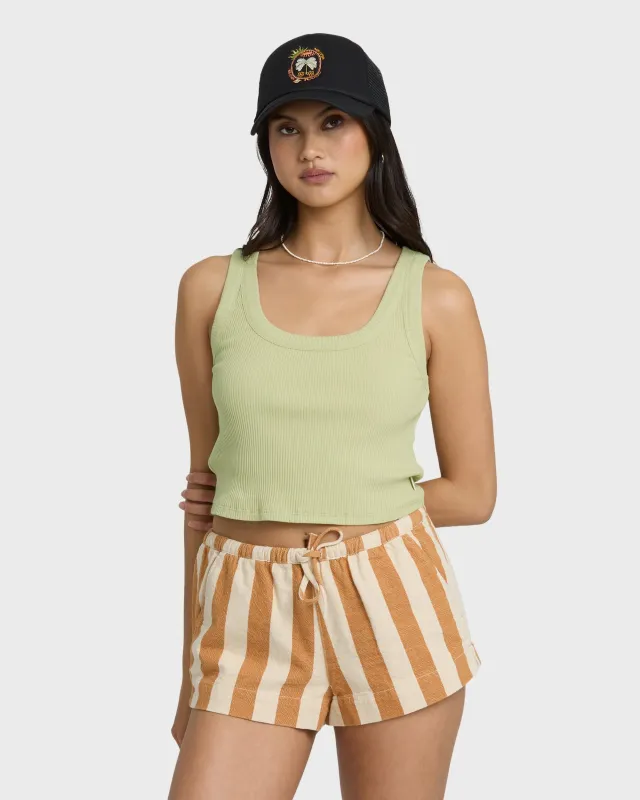 Rerun Knit Tank - Cactus sold by Billabong