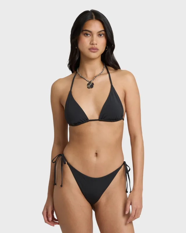 Sol Searcher Remi Triangle Bikini Top - Black Pebble sold by Billabong