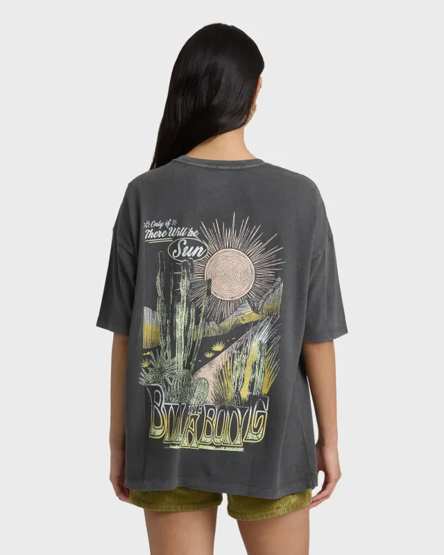 Sun Chasing Short Sleeve T-Shirt - Off Black sold by Billabong
