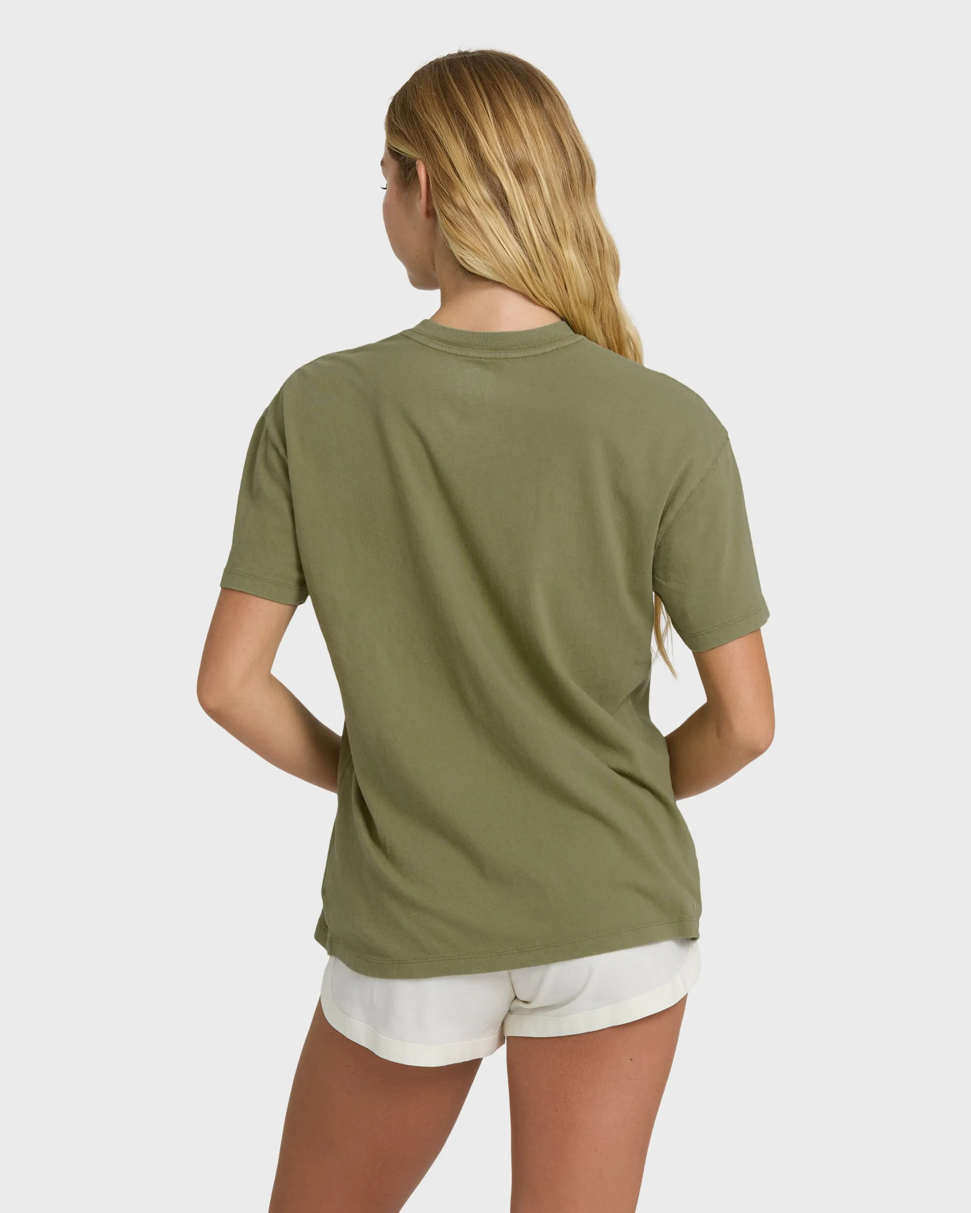 Flying To The Moon Short Sleeve T-Shirt - Dark Olive sold by Billabong product image thumbnail 5