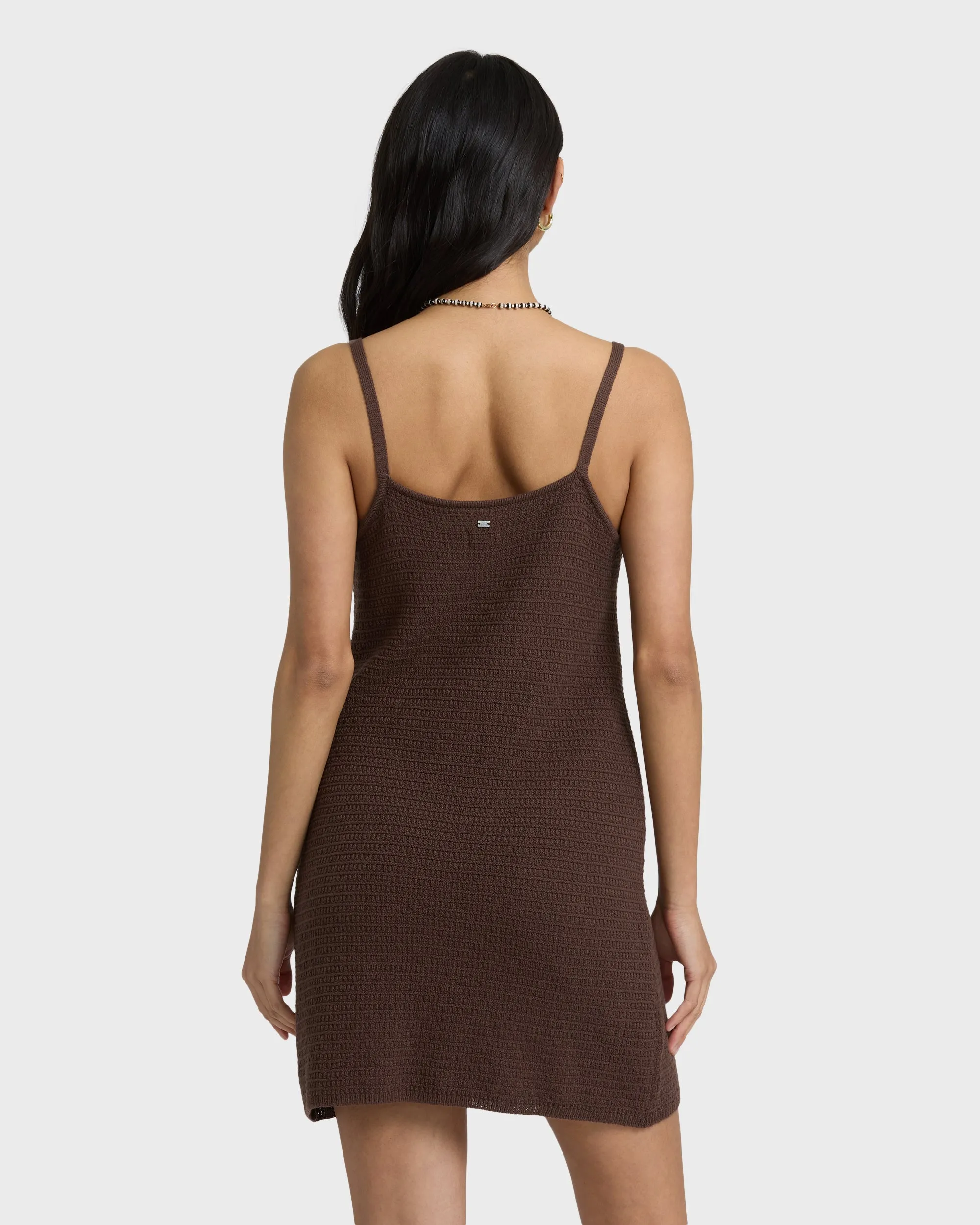 You Stunner Knit Mini Dress - Teak sold by Billabong product image thumbnail 5