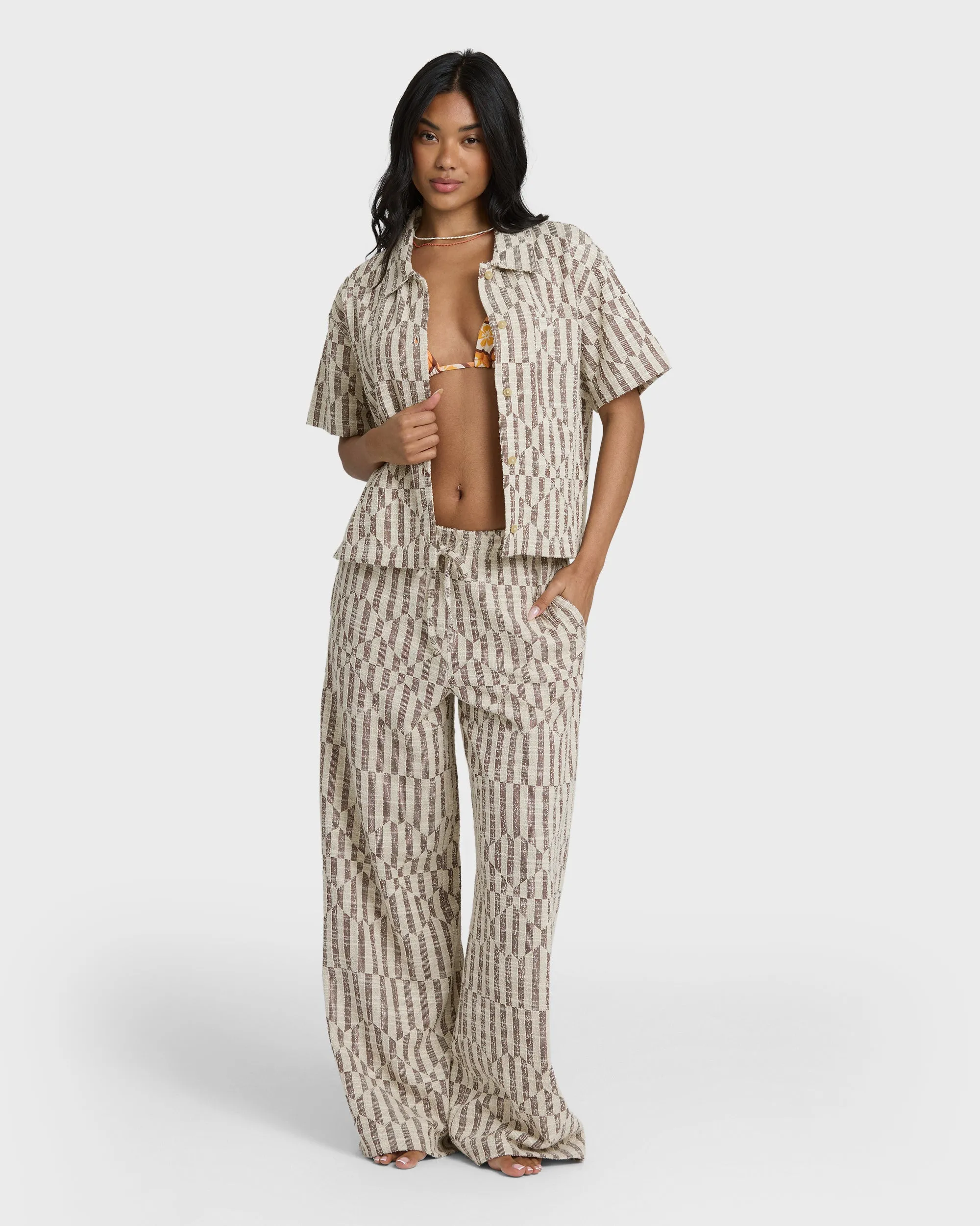 Vivid Wave Short Sleeve Top - Teak sold by Billabong product image thumbnail 4